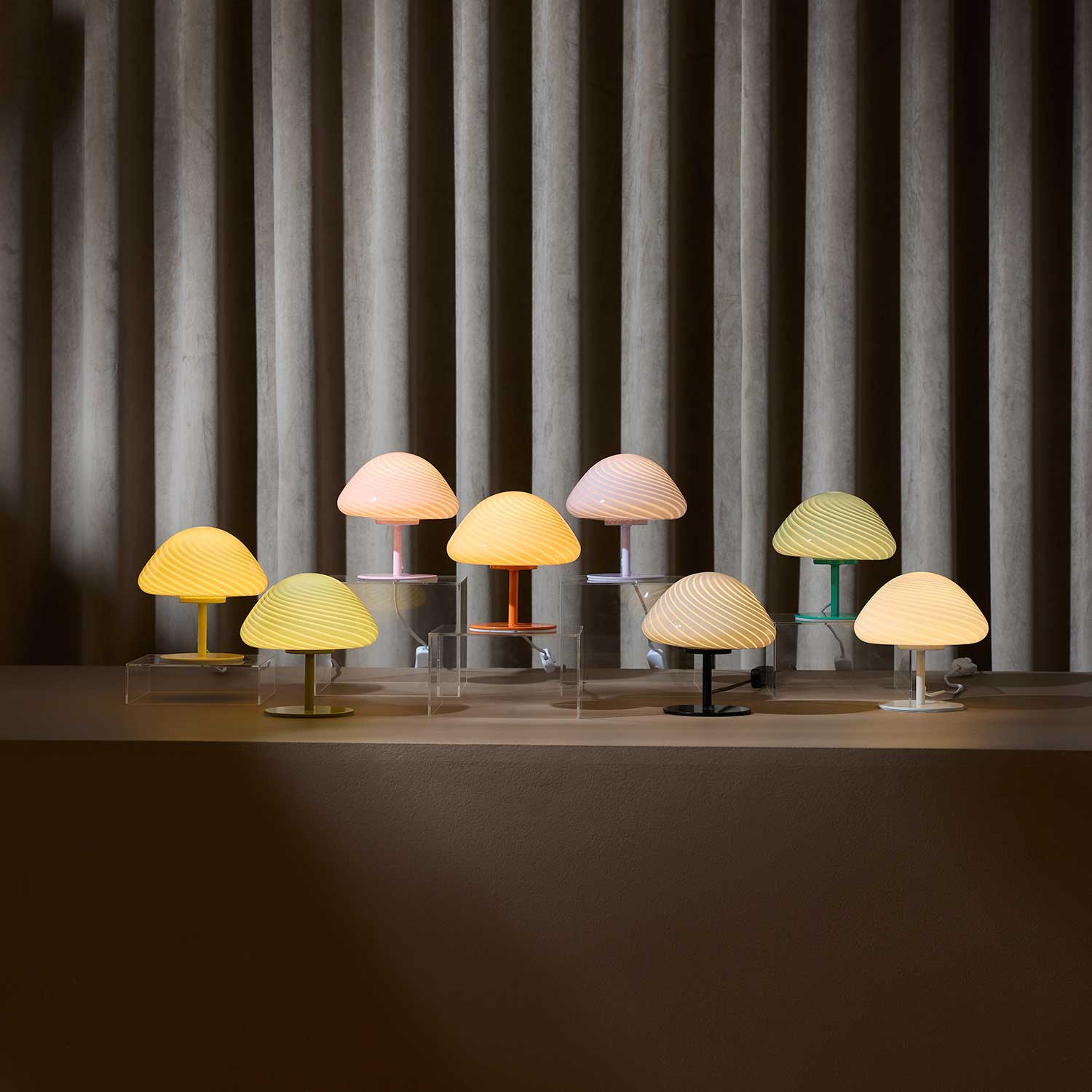 Candy Mini Mush - Lampe de chevet design coloré