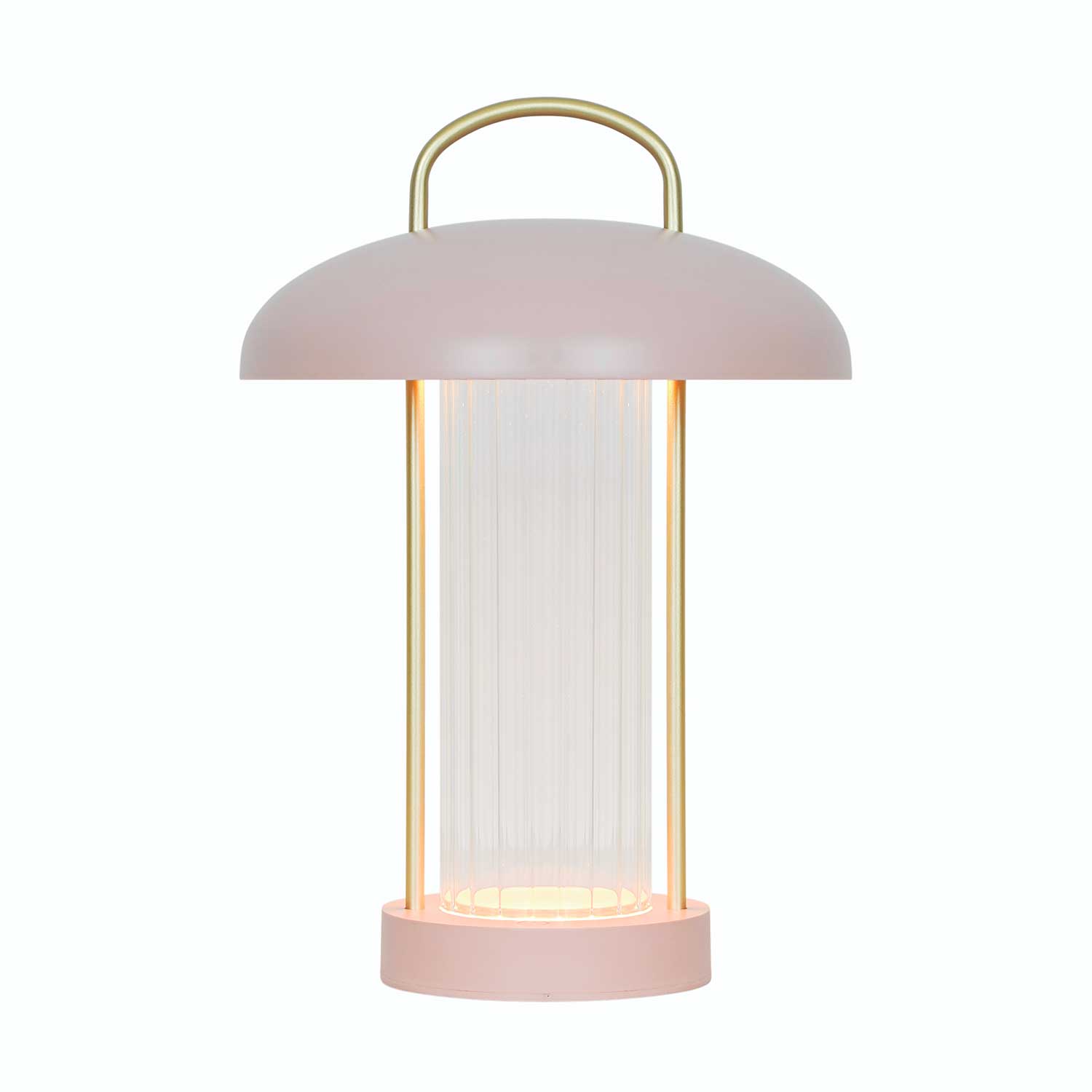 Mirano - Lampe sans-fil LED design en acier pastel pour chambre chic