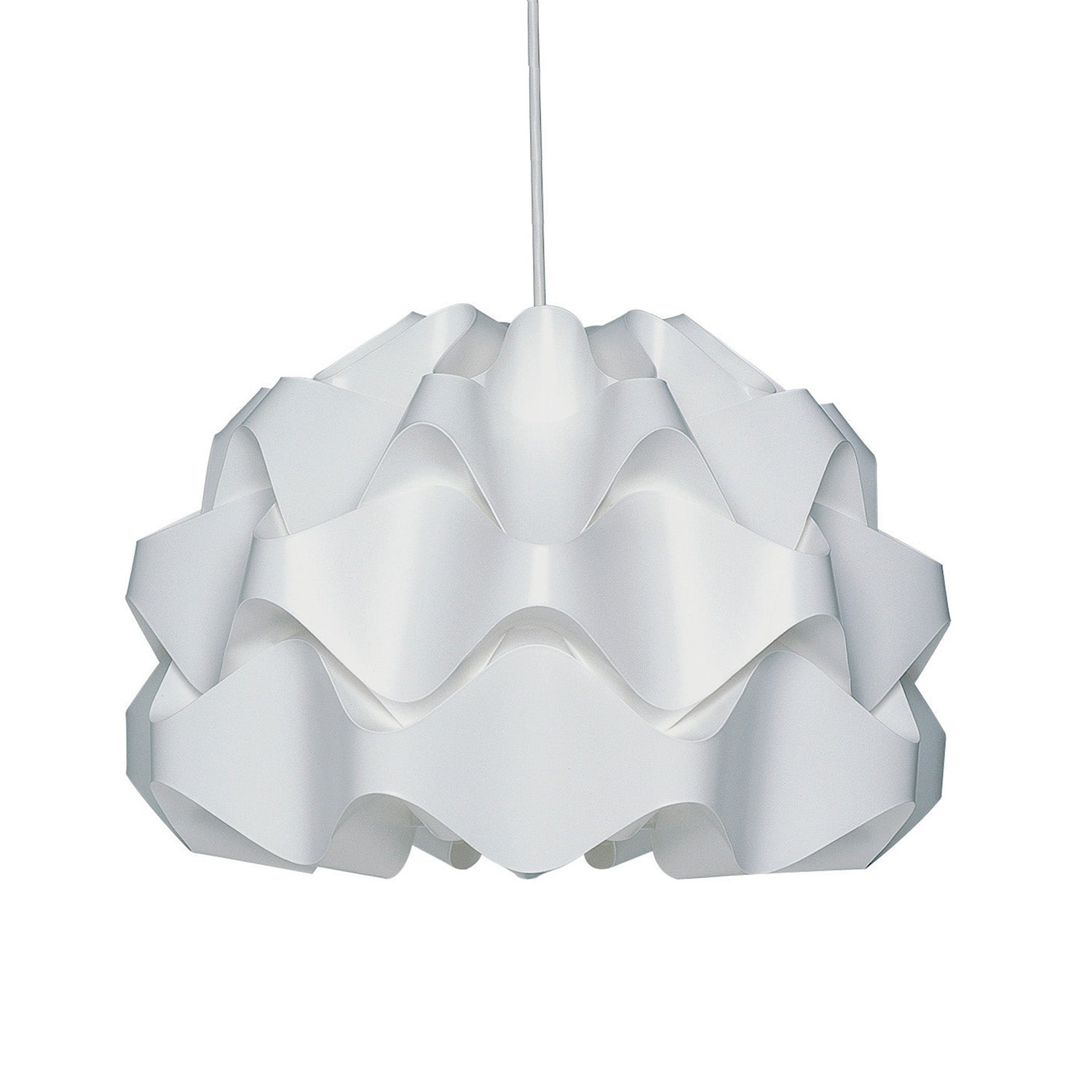 LE KLINT 175 - Runde handgefertigte Design-Hängelampe gewellt