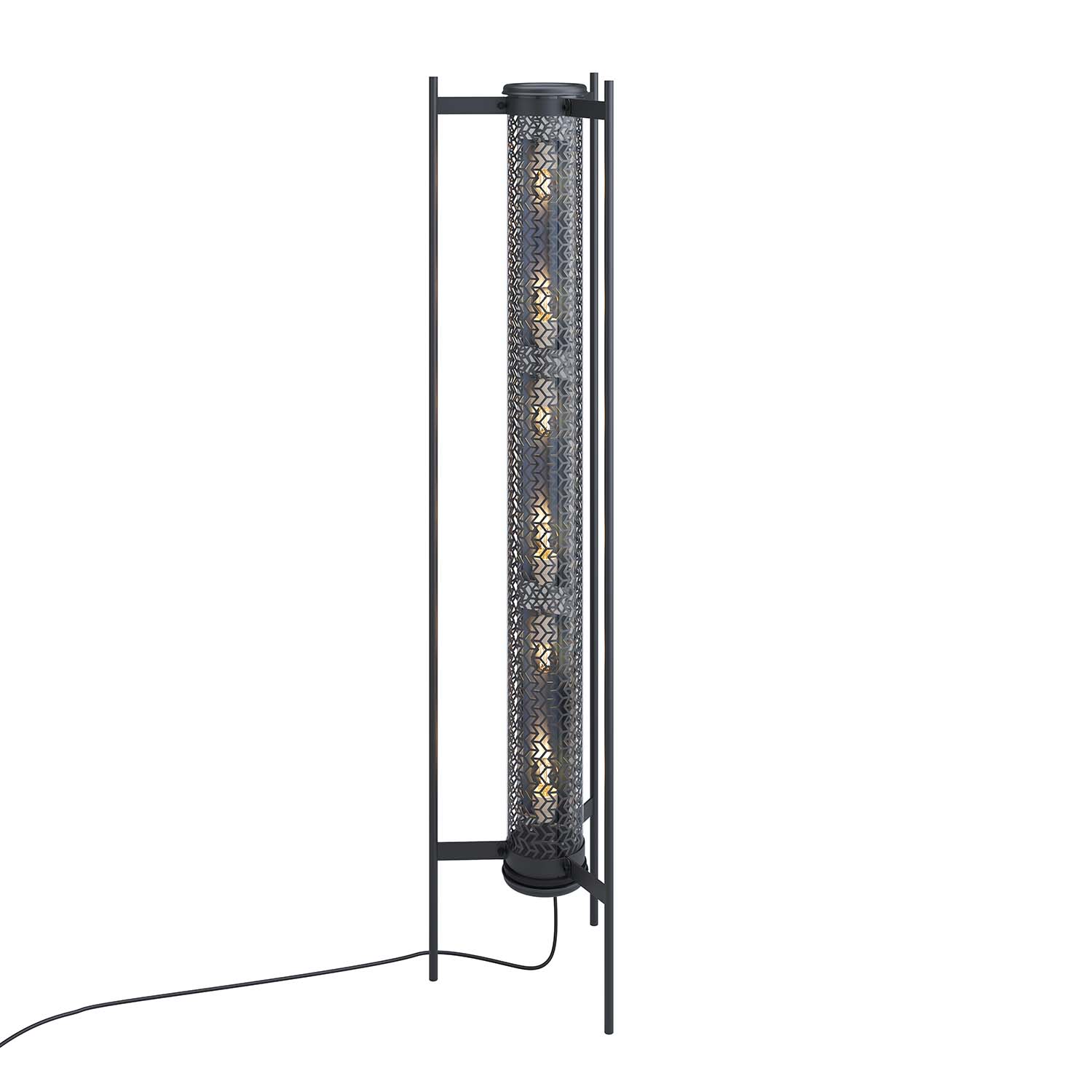MONCEAU - Design Stehlampe aus Glasrohr für Wohnzimmer