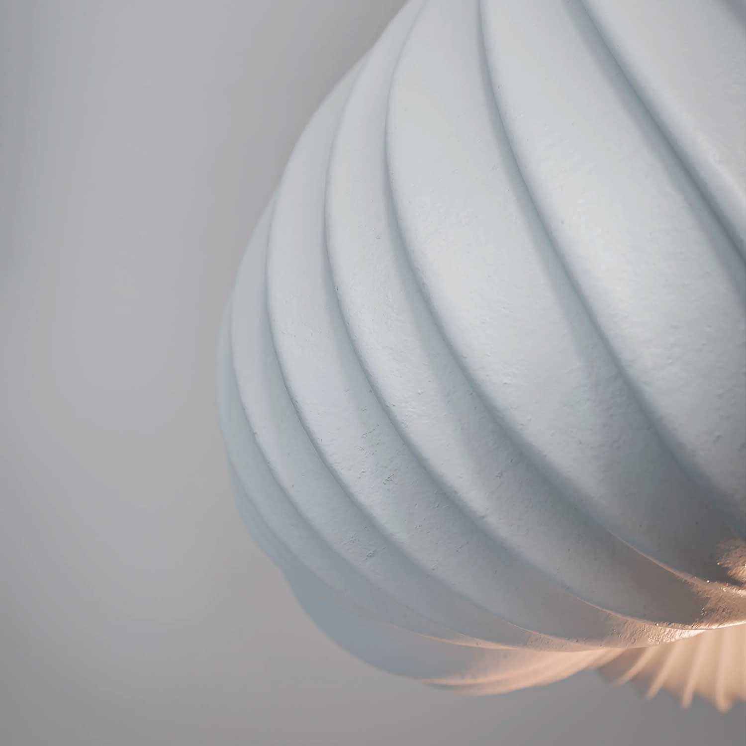 MUSHLYA - Spiral ceramic design chandelier for living room