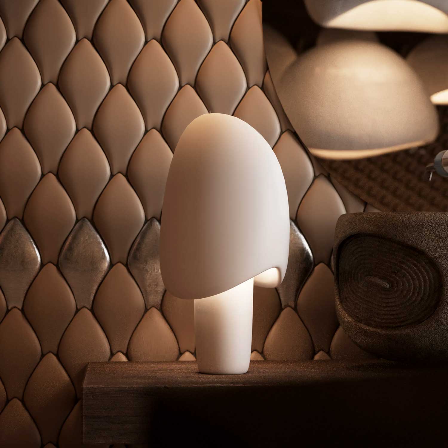 MUSHROOM - Großer Design-Pilz-Stehlampe für Wohnzimmer