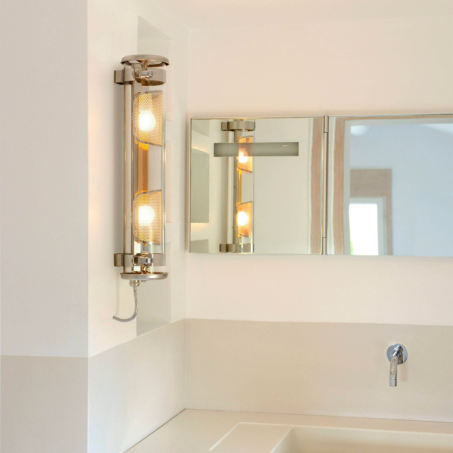 MUSSET GR - Настенный светильник трубчатый индустриальный и современный стальной водонепроницаемый