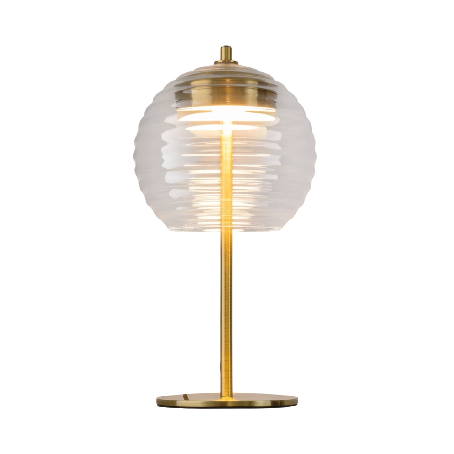 MYSTIC - Glass and brass bedside lamp