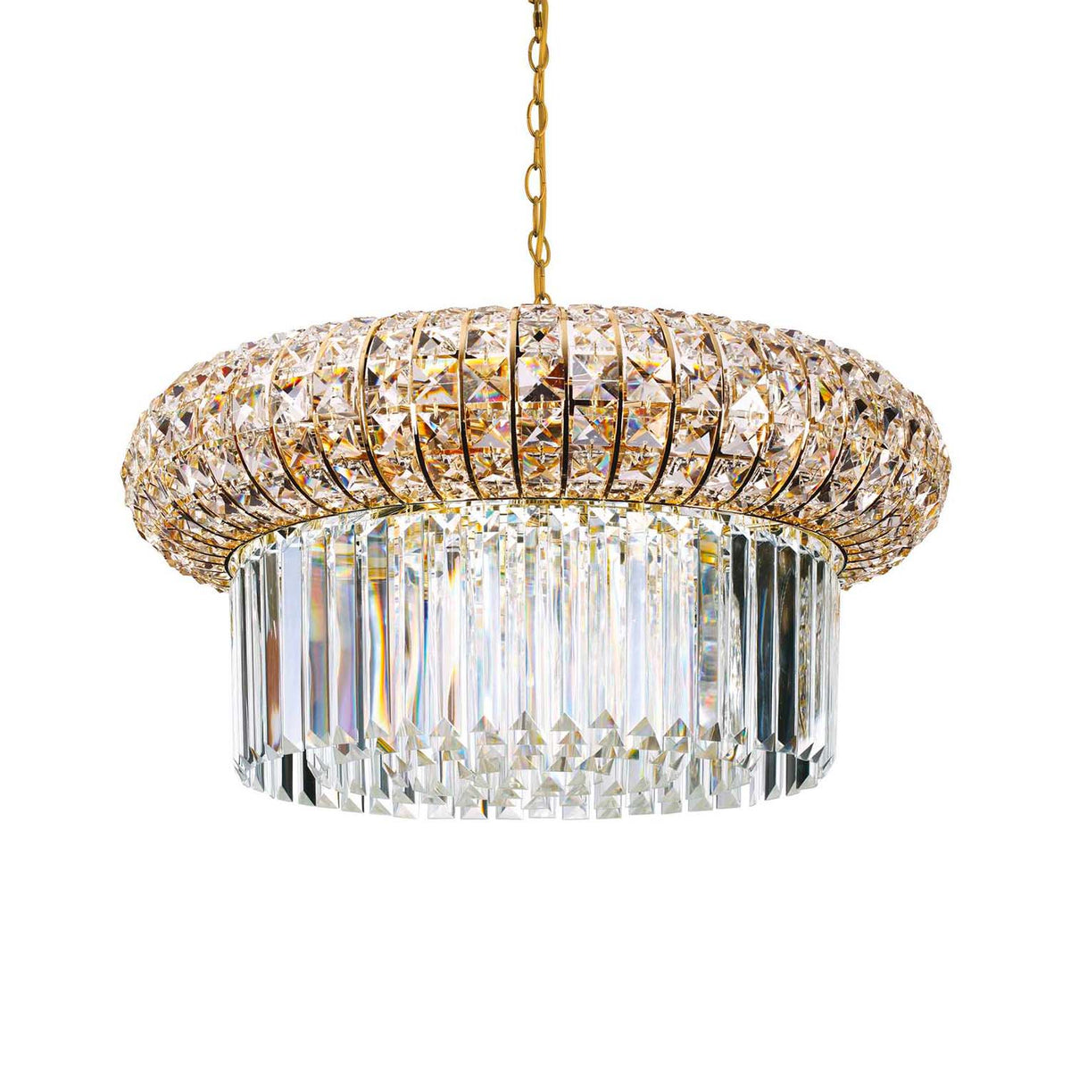 IDEAL LUX NABUCCO lustre en cristal chic et élégant doré
