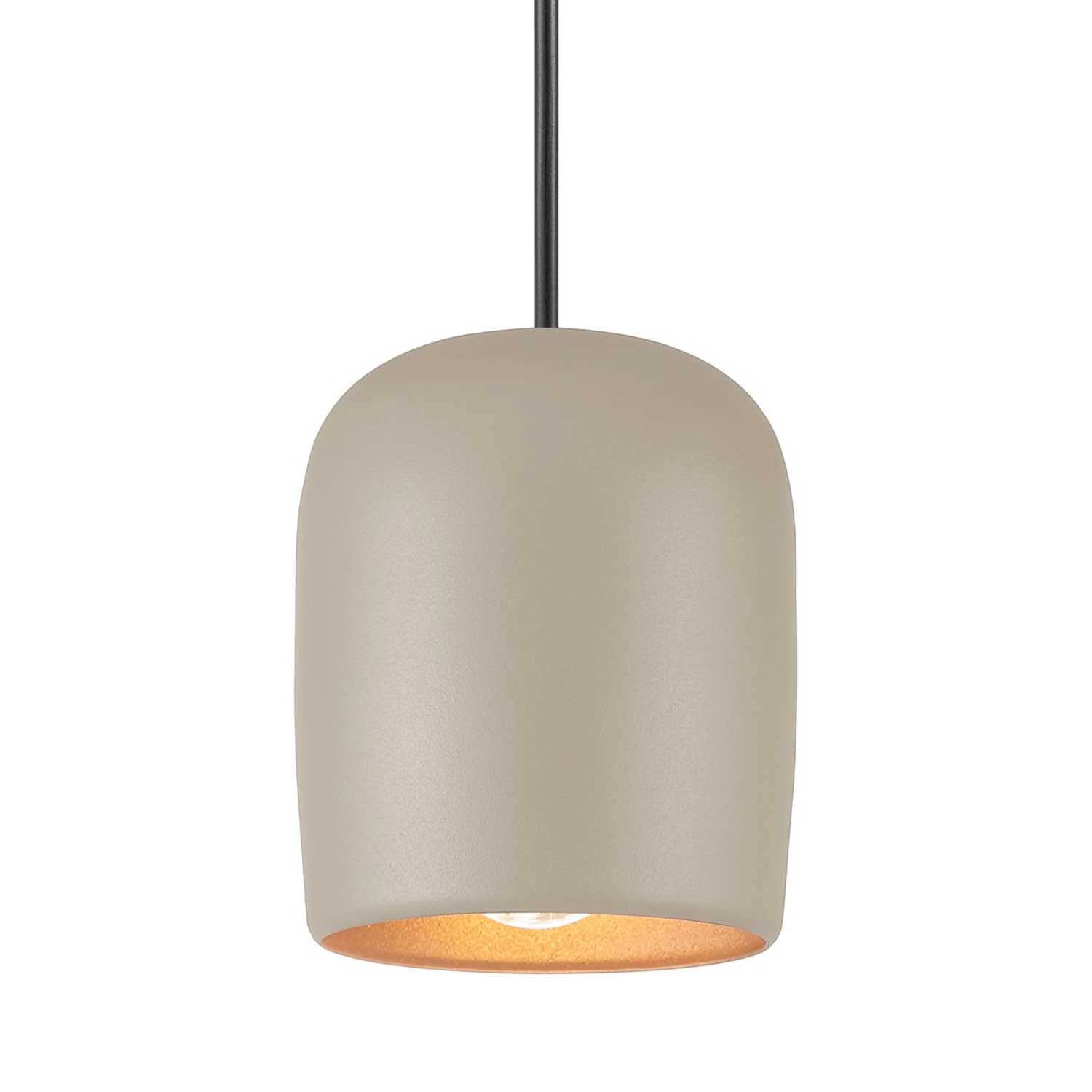 Notti - Suspension en acier coloré pour salon contemporain