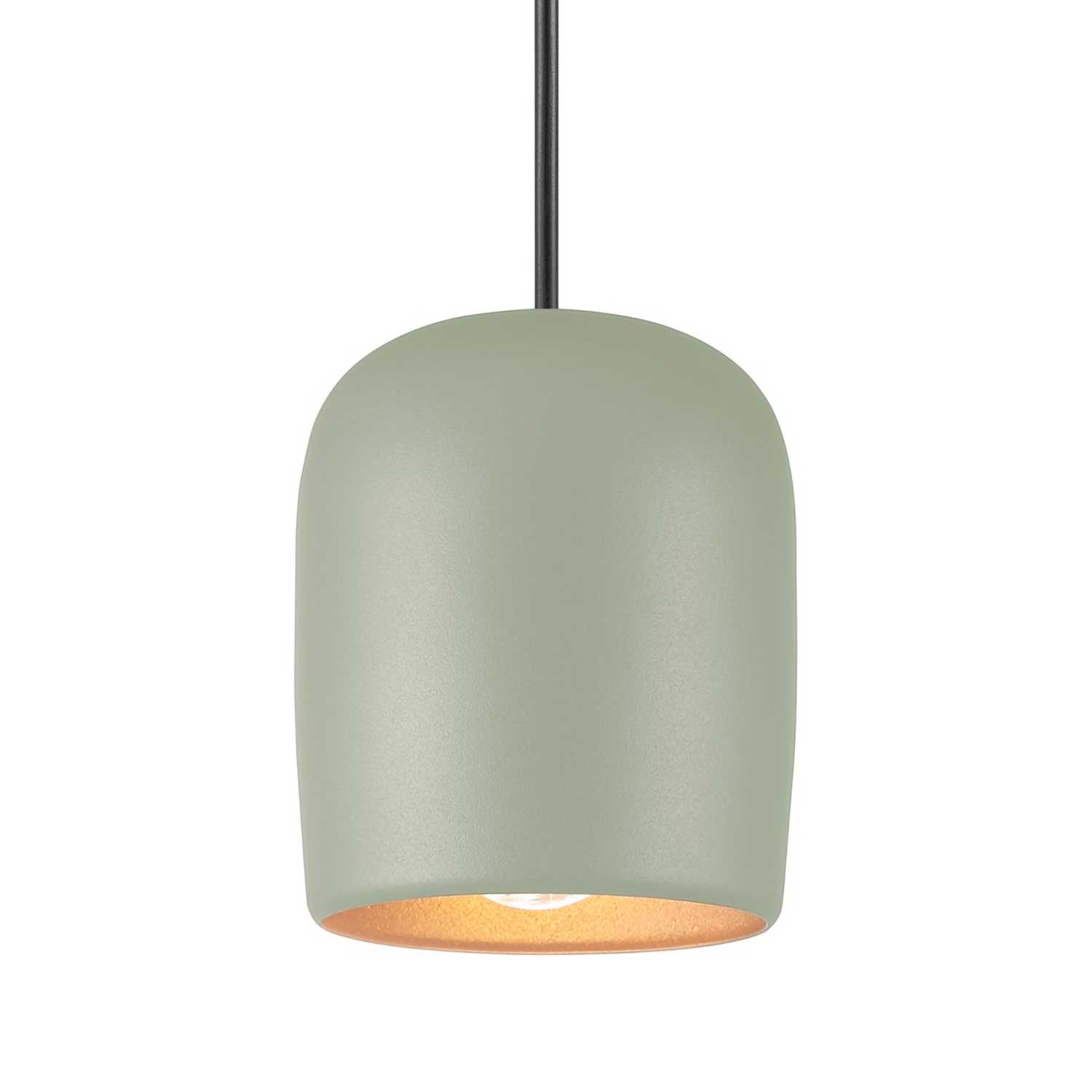 Notti - Suspension en acier coloré pour salon contemporain