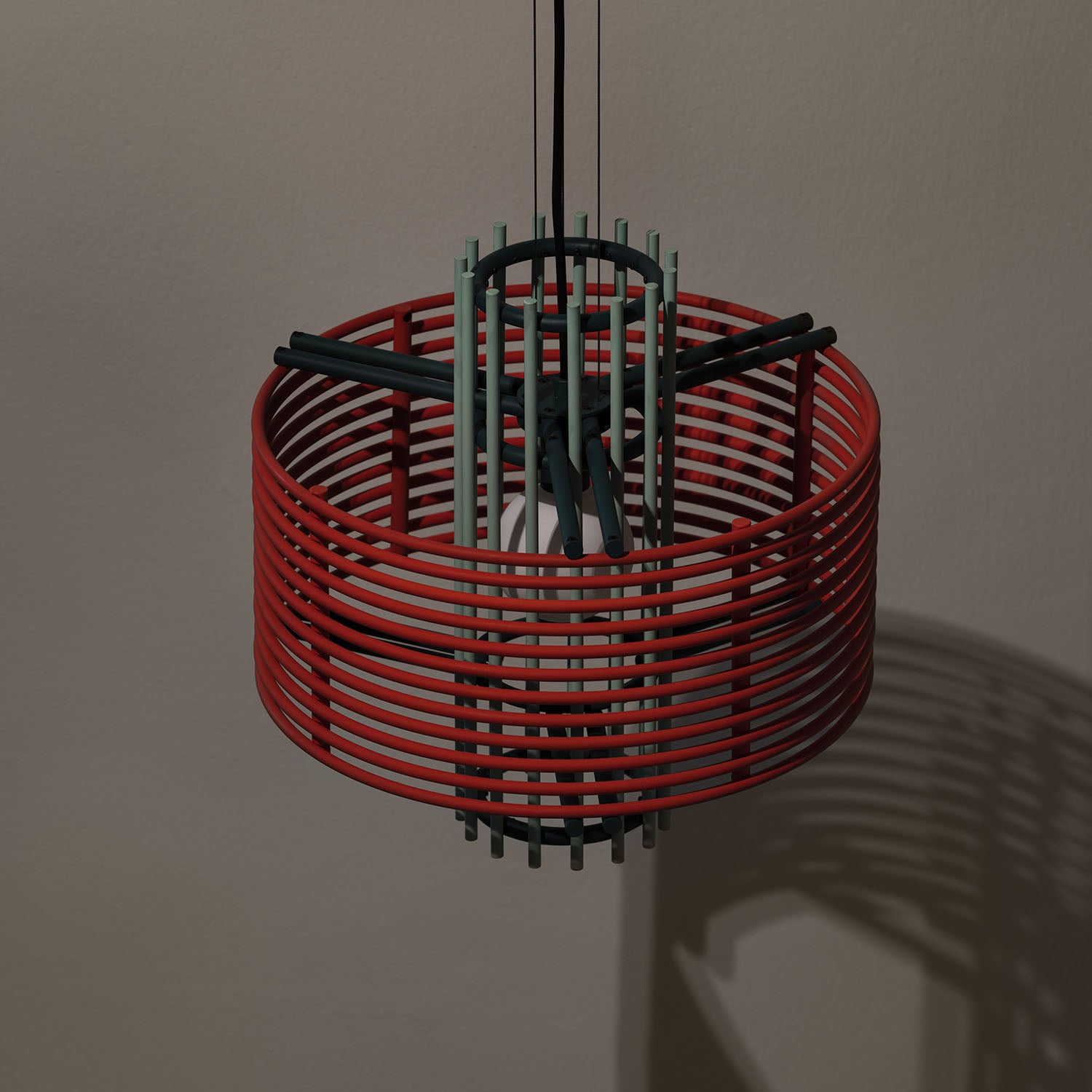 NOVA - Retro-futuristic and avant-garde pendant light