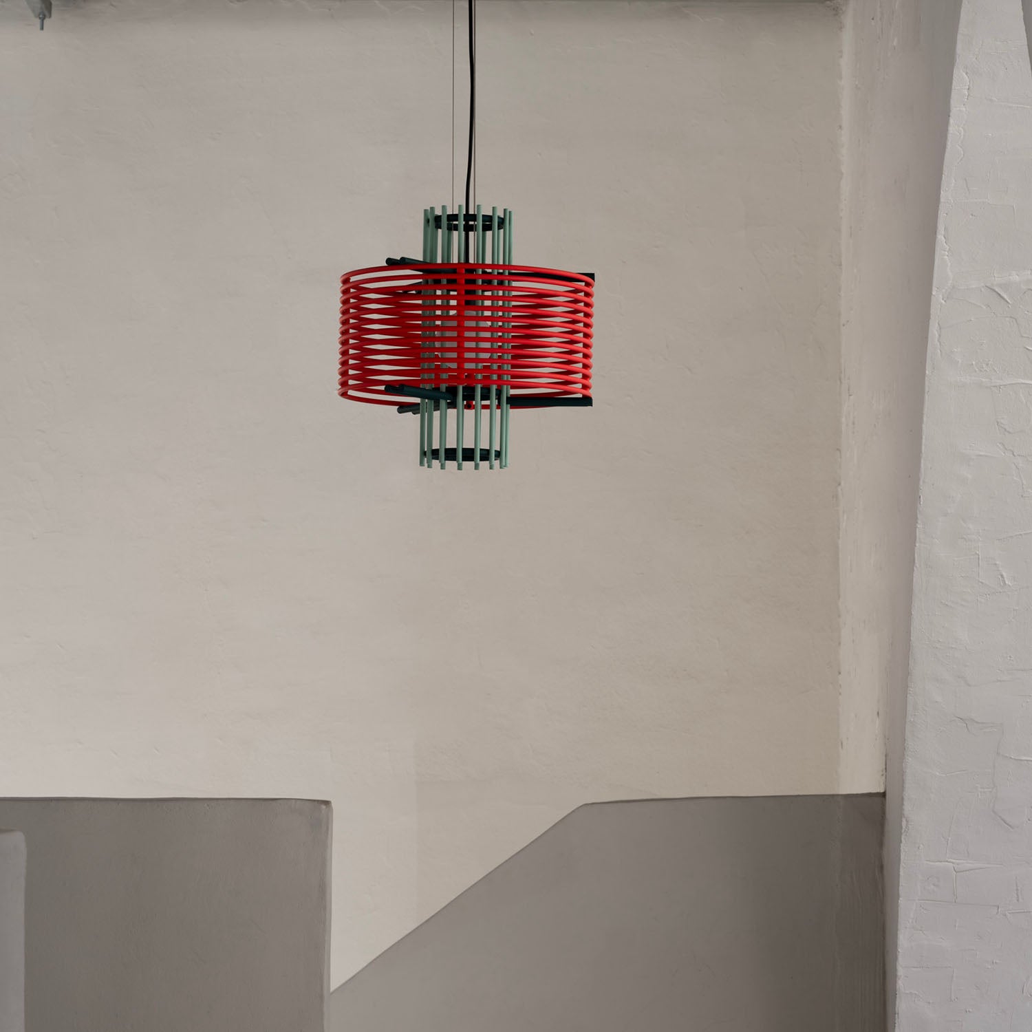 NOVA - Retro-futuristic and avant-garde pendant light