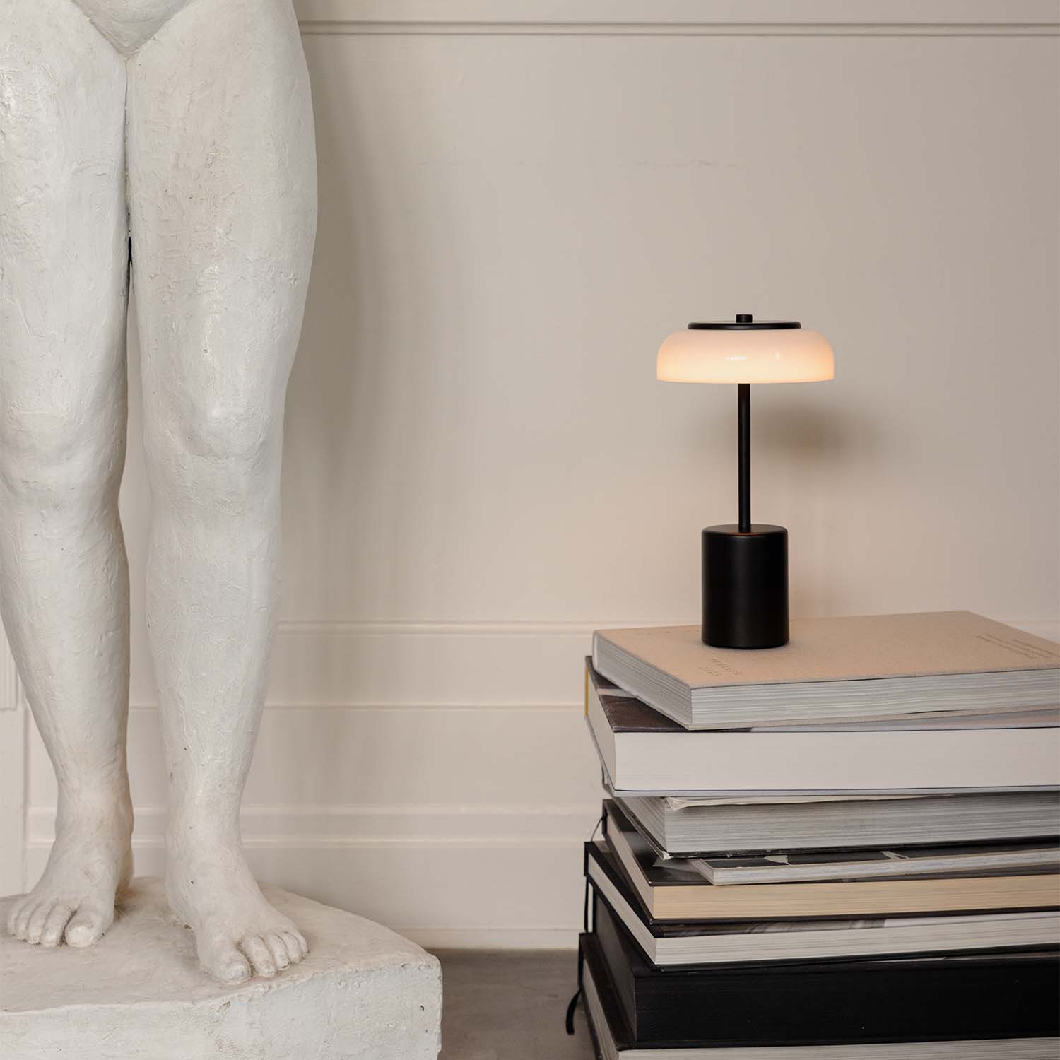 BLOSSI - Lampada portatile ricaricabile senza fili, impermeabile IP65