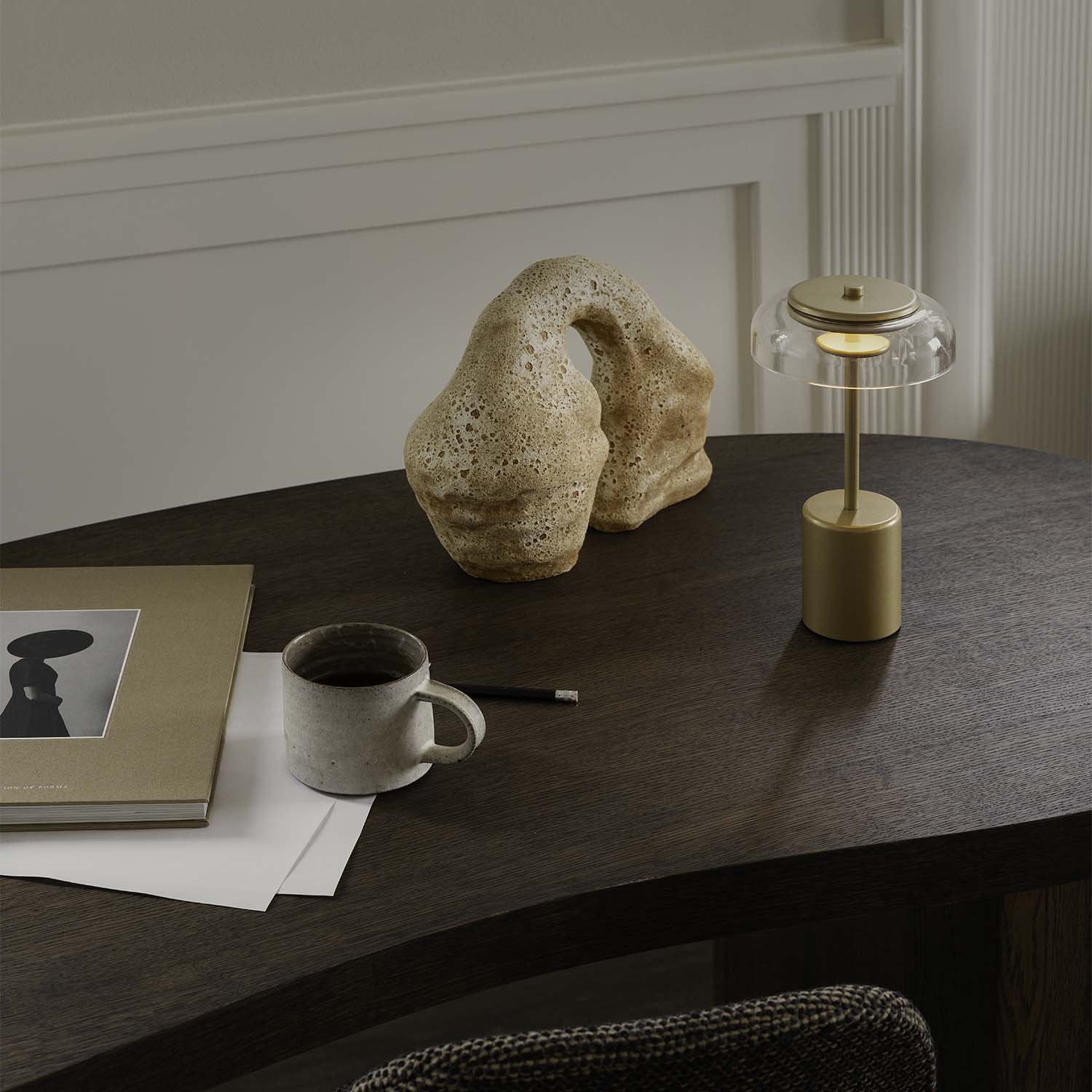 BLOSSI - Lampada portatile ricaricabile senza fili, impermeabile IP65