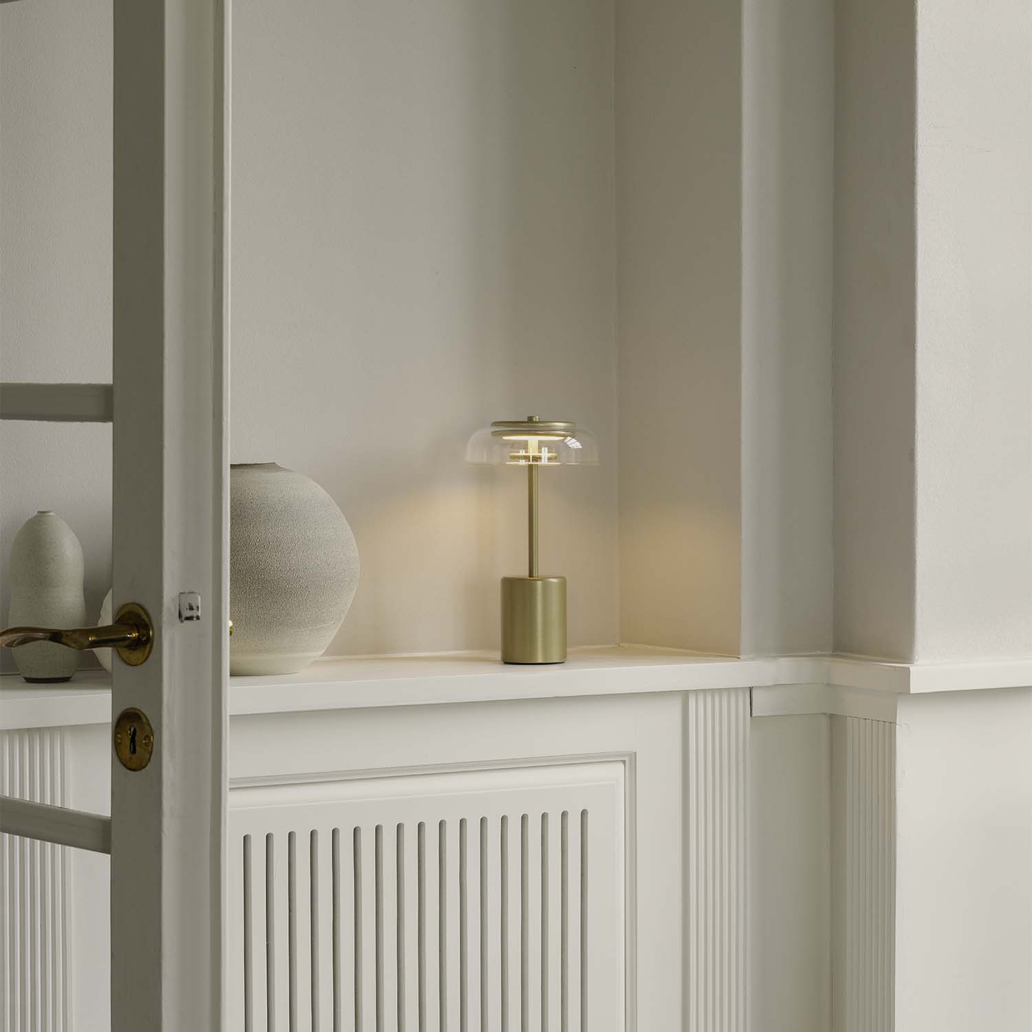 BLOSSI - Lampada portatile ricaricabile senza fili, impermeabile IP65