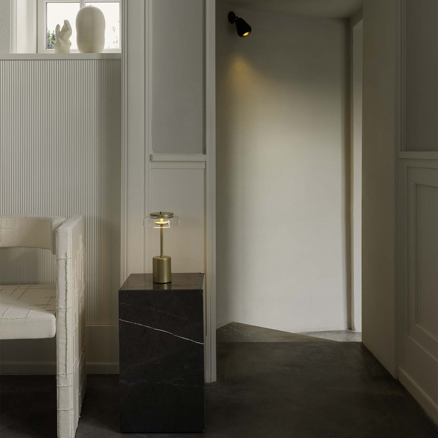 BLOSSI - Lampada portatile ricaricabile senza fili, impermeabile IP65