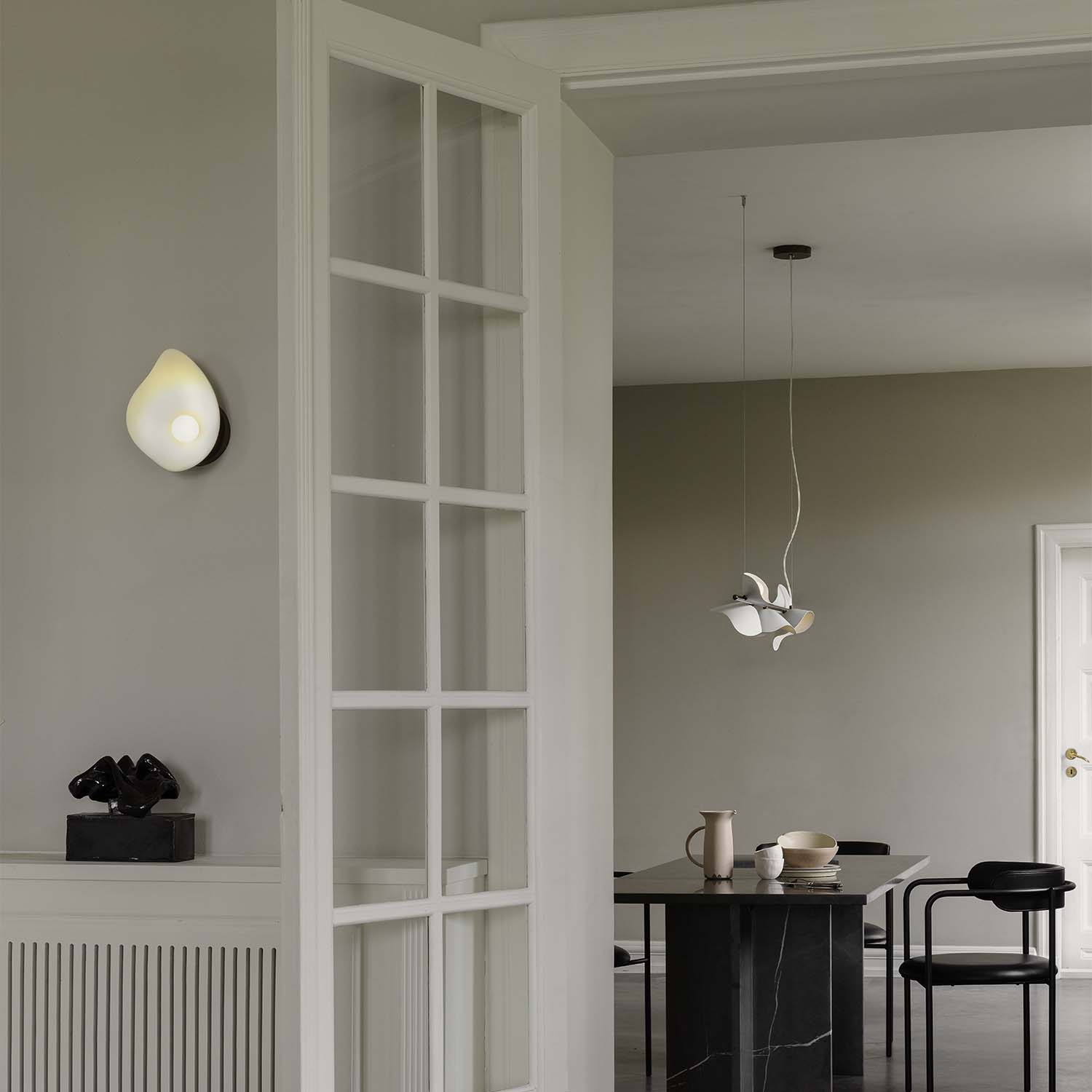 FLORII 1 - Aplique de pared en forma de pétalo elegante