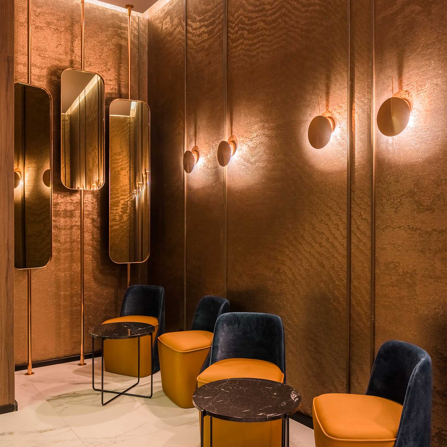 Obs - Круглый дизайнерский настенный светильник для современного салона