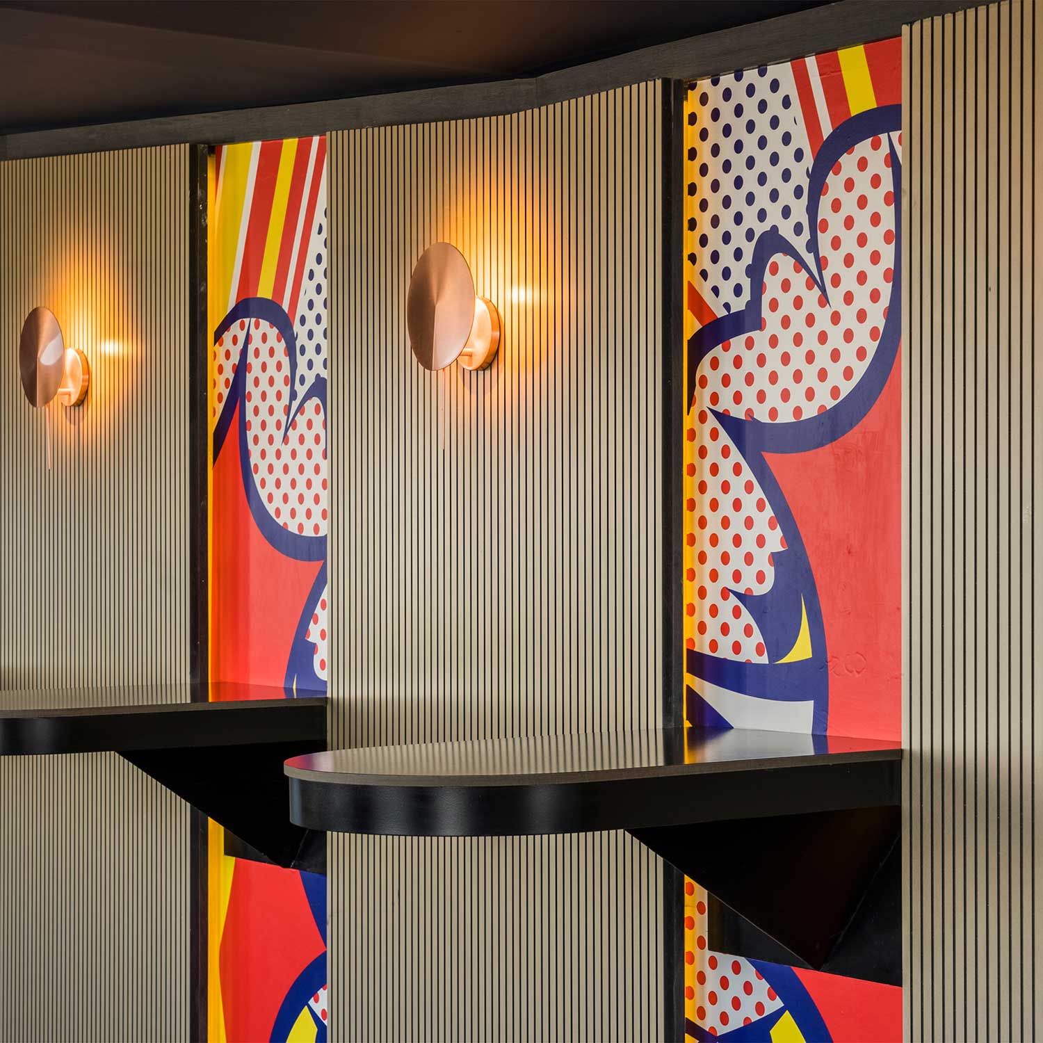 Obs - Круглый дизайнерский настенный светильник для современного салона