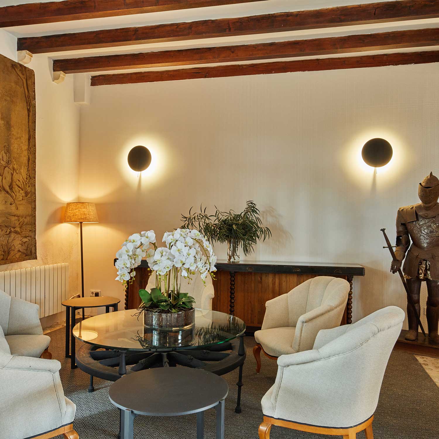 Obs - Applique murale ronde design pour salon contemporain