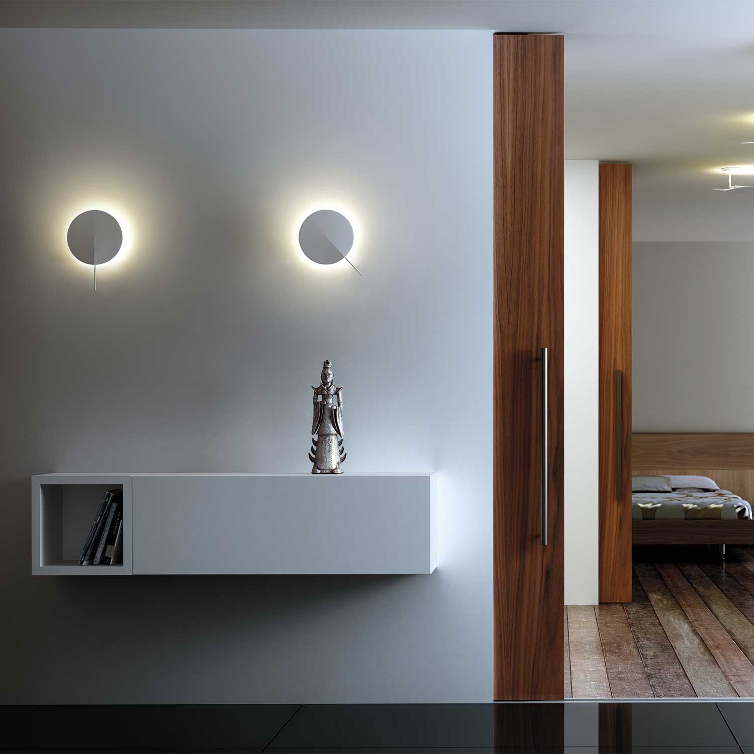 Obs - Круглый дизайнерский настенный светильник для современного салона