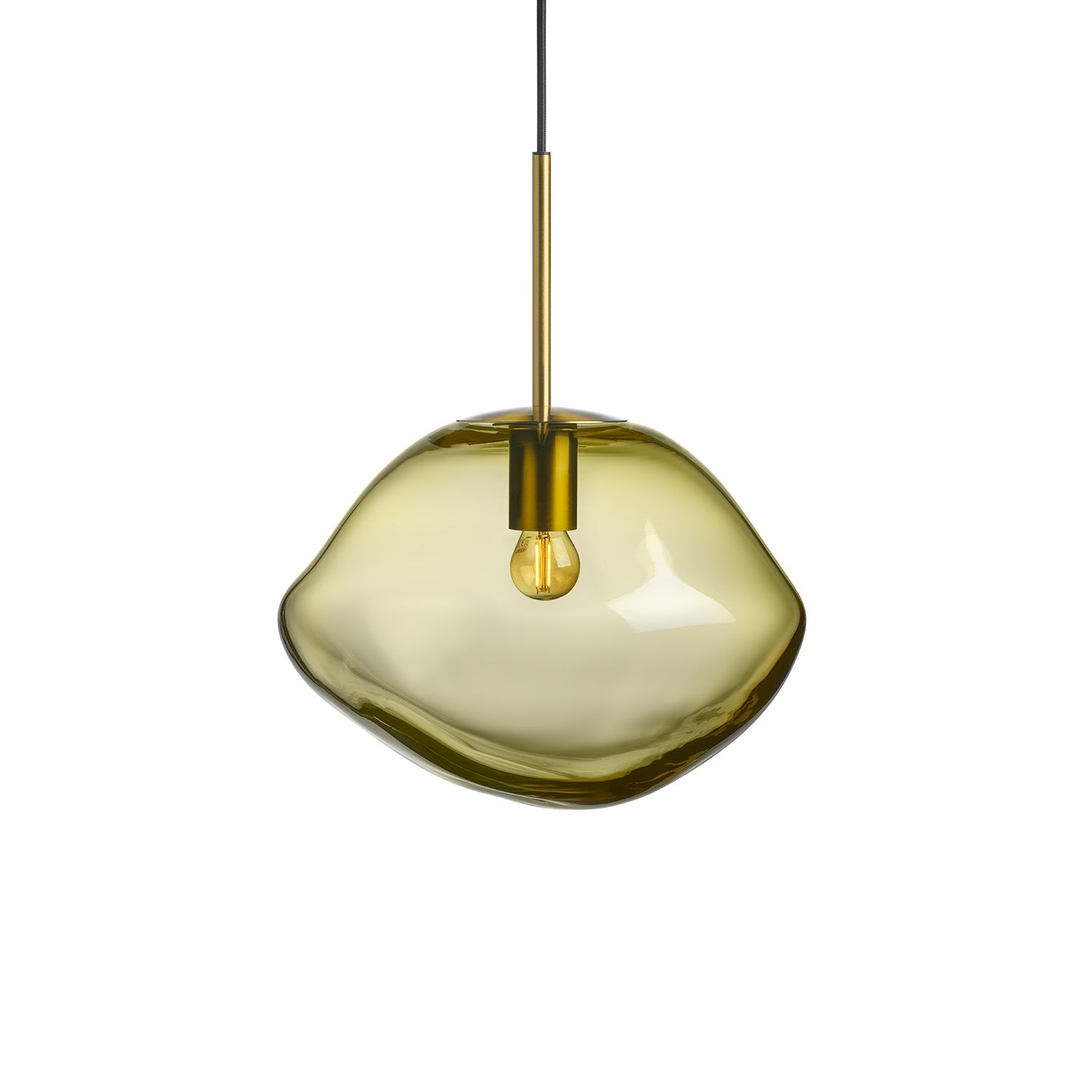 CRYSTAL STONE - Подвесной светильник из выдувного стекла в форме гальки