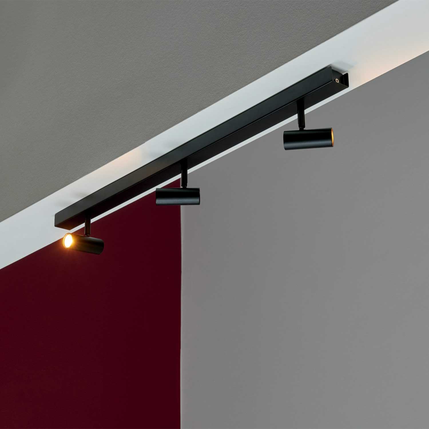 Omari - Rail de spots LED pour salle à manger contemporaine