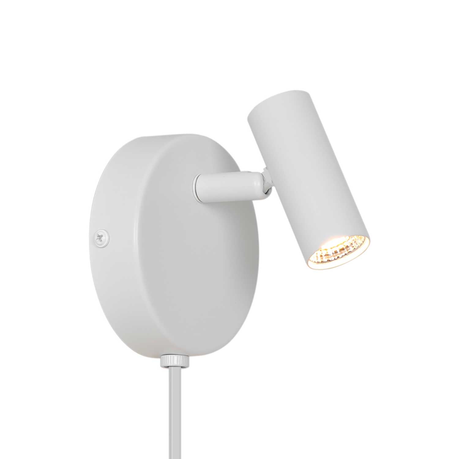 Omari - Applique murale LED liseuse en acier pour chambre moderne