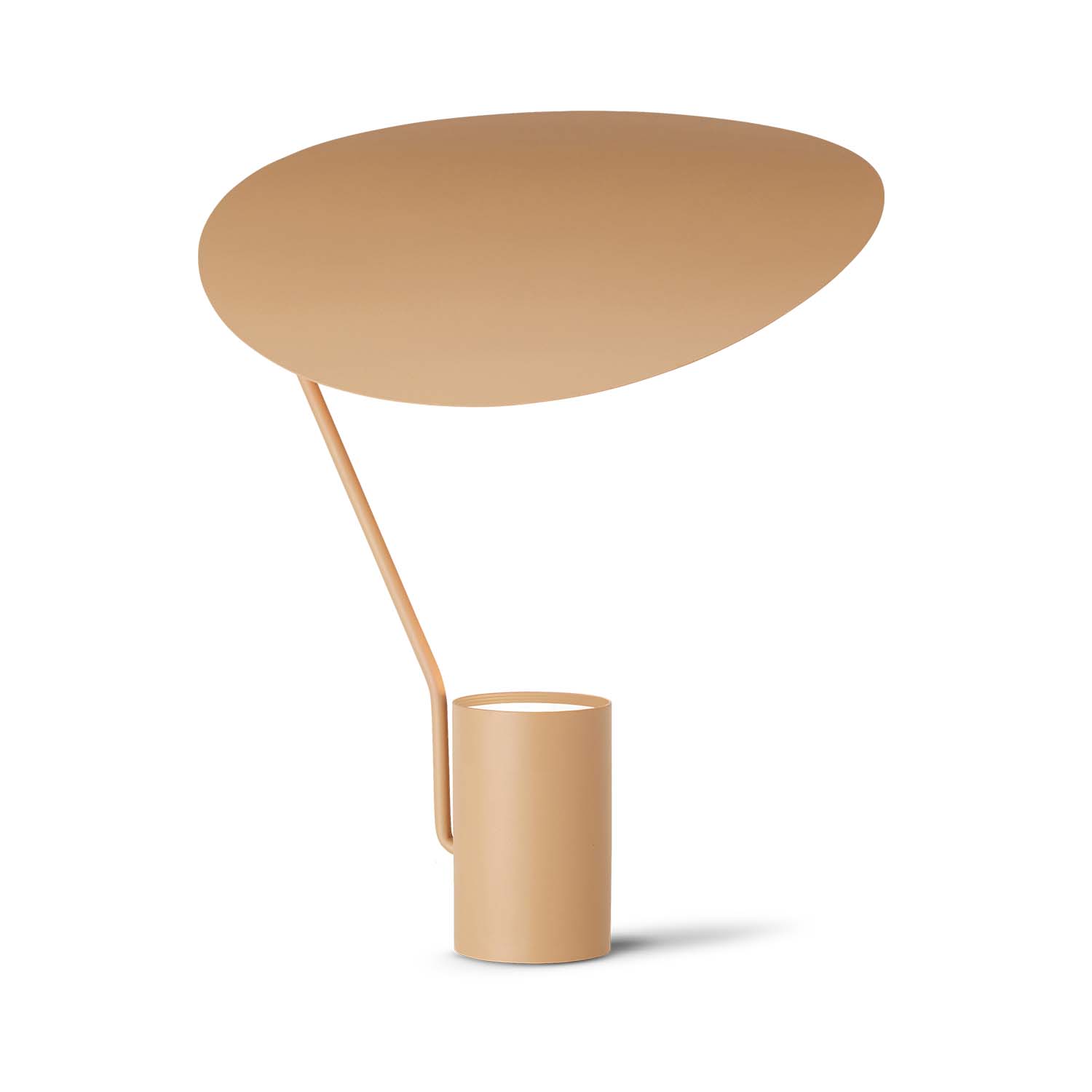 OMBRE - Lampada da tavolo dimmerabile, creazione di designer, nero o salmone