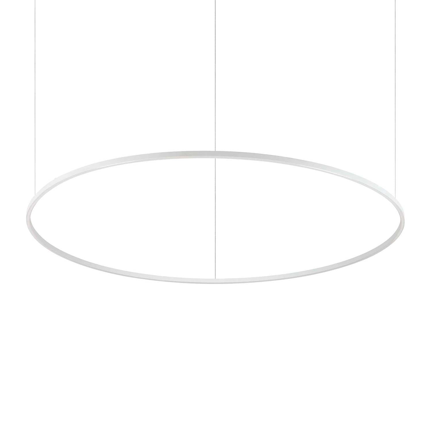 ORACLE SLIM - Большая круглая современная подвесная светодиодная люстра с встроенной LED подсветкой