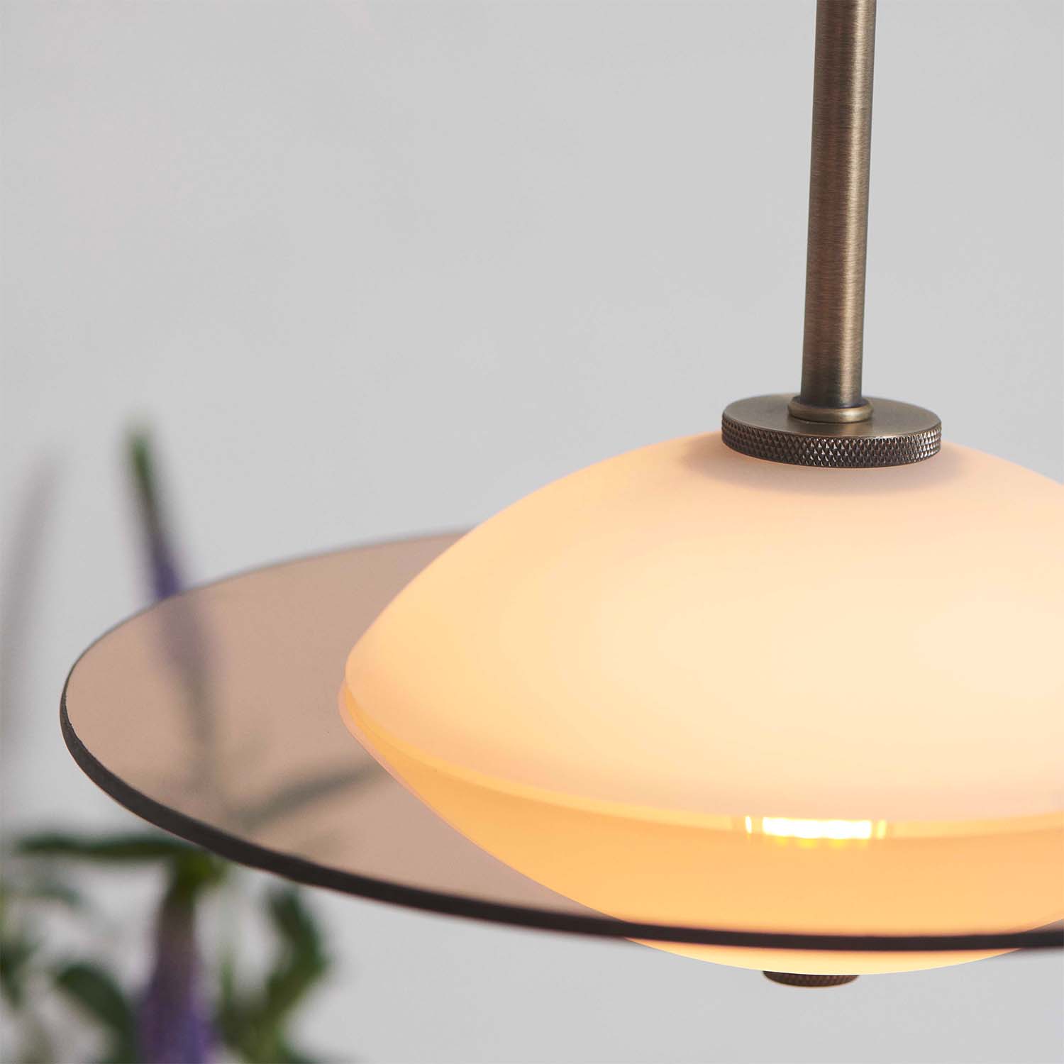 ORBIT - Vintage Küchenpendelleuchte Glasuntertasse