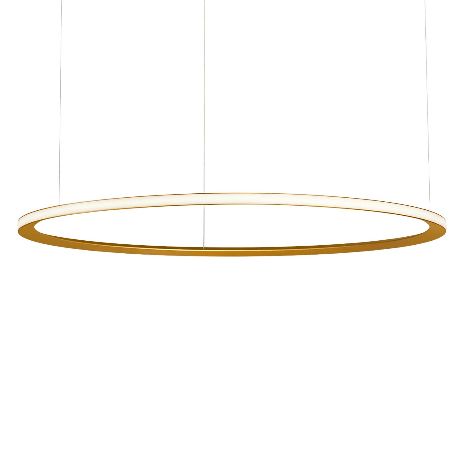 Circular Outward - Grand lustre LED anneau design pour salon