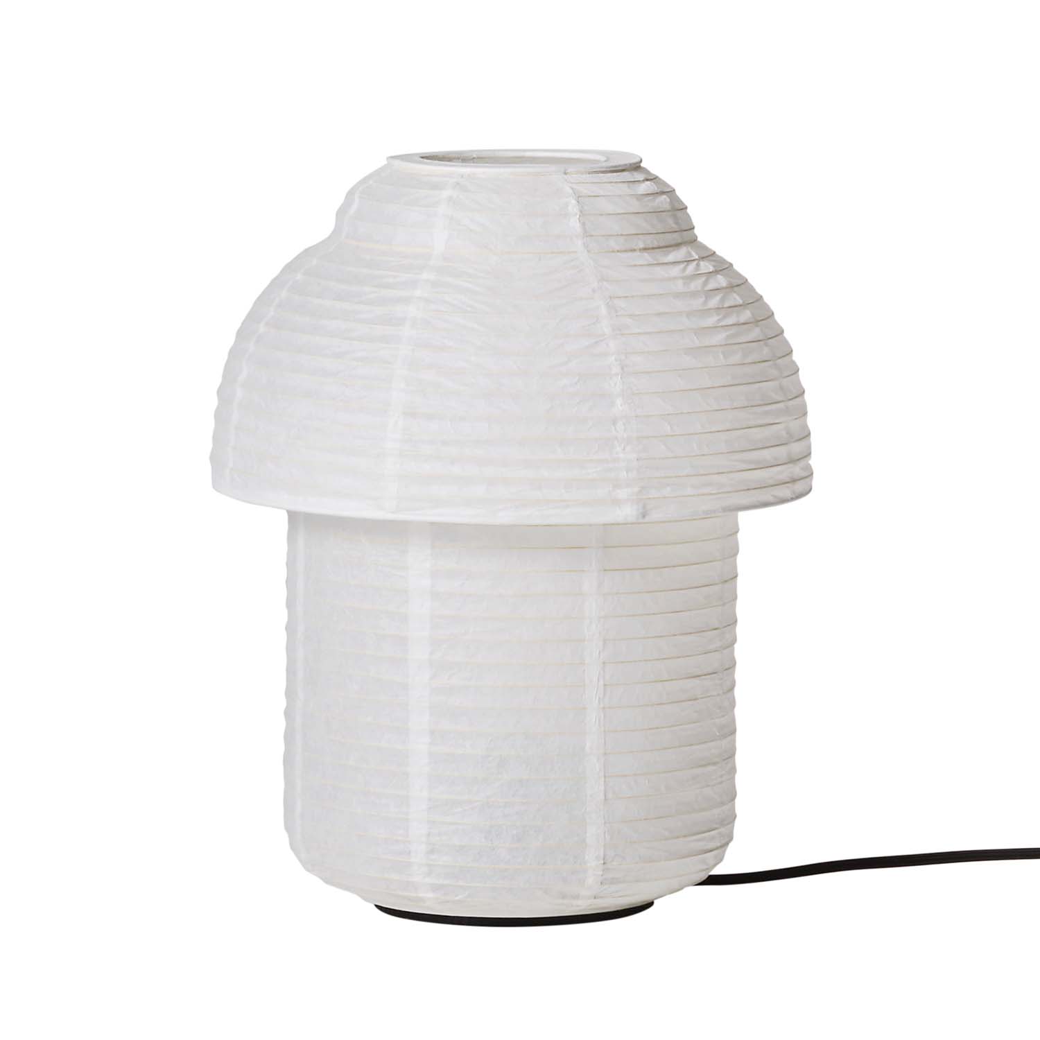 PAPIER - Lampe de chevet en papier blanc pour chambre zen