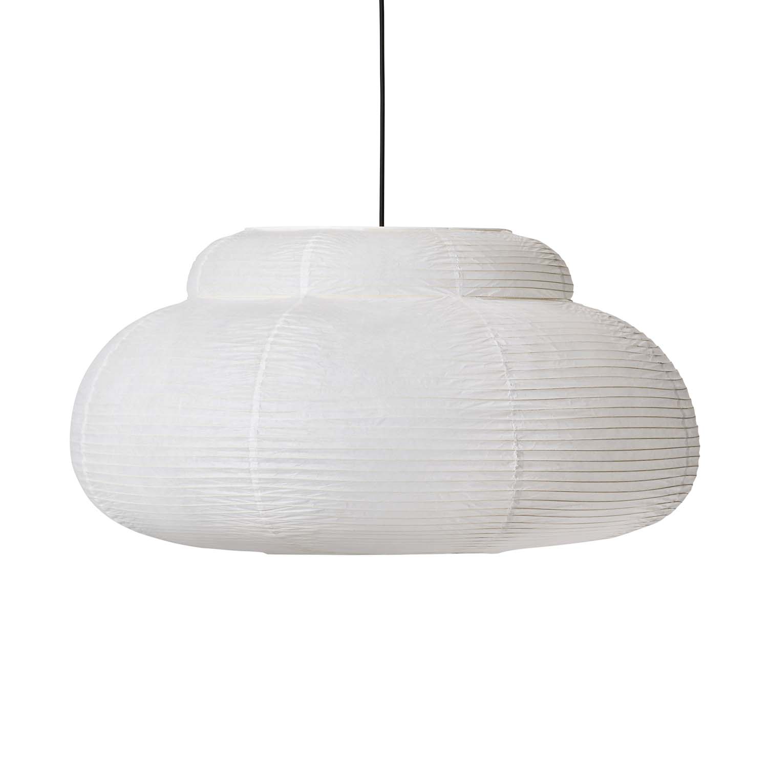 PAPIER - Подвесной светильник из белой бумаги для комнаты в стиле дзен