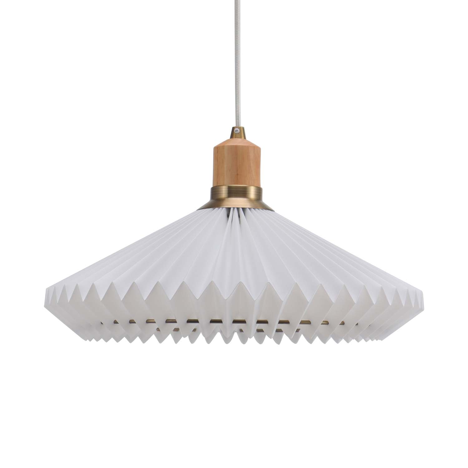 PARIS - Винтажная подвеска с плиссировкой, конический дизайн