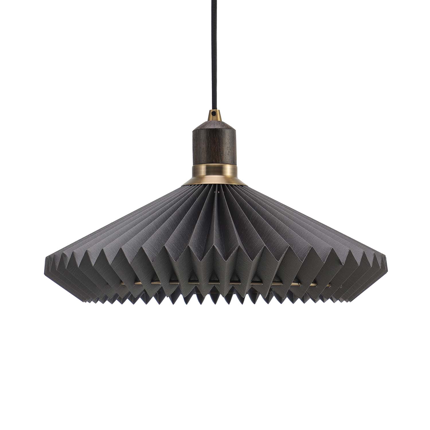 PARIS - Винтажная подвеска с плиссировкой, конический дизайн