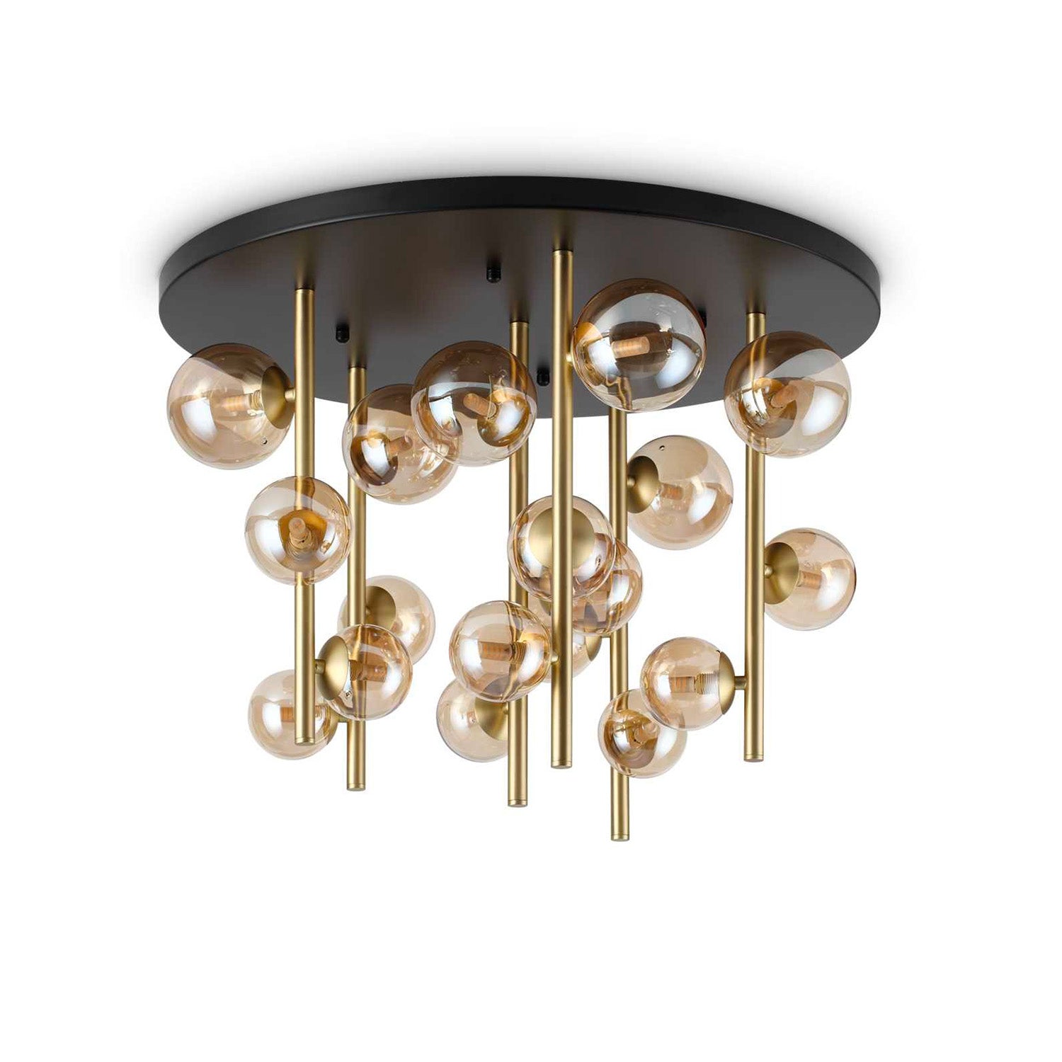 PERLAGE - Plafón redondo con bolas de vidrio