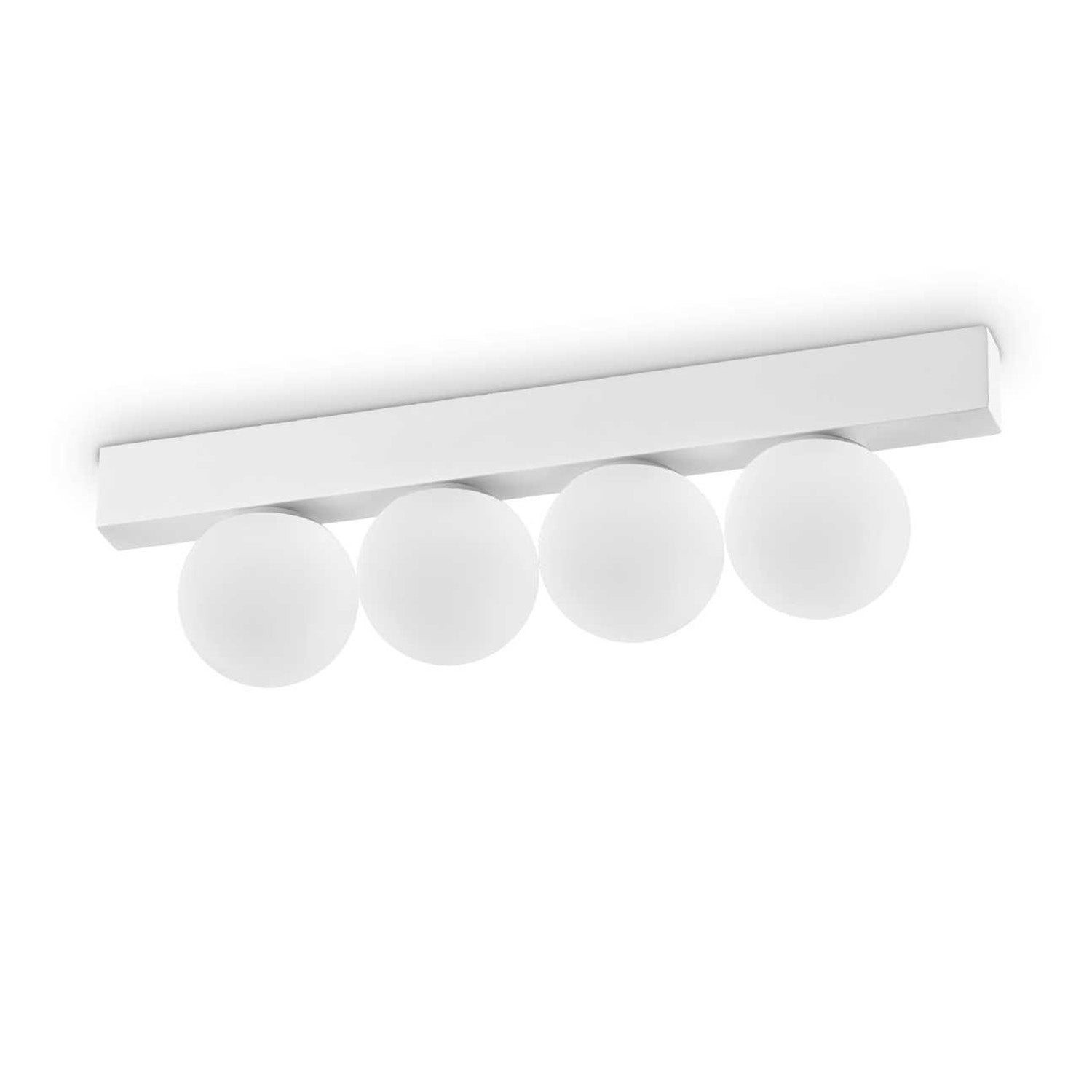 PING PONG - Plafonnier rectangulaire et boules en verre