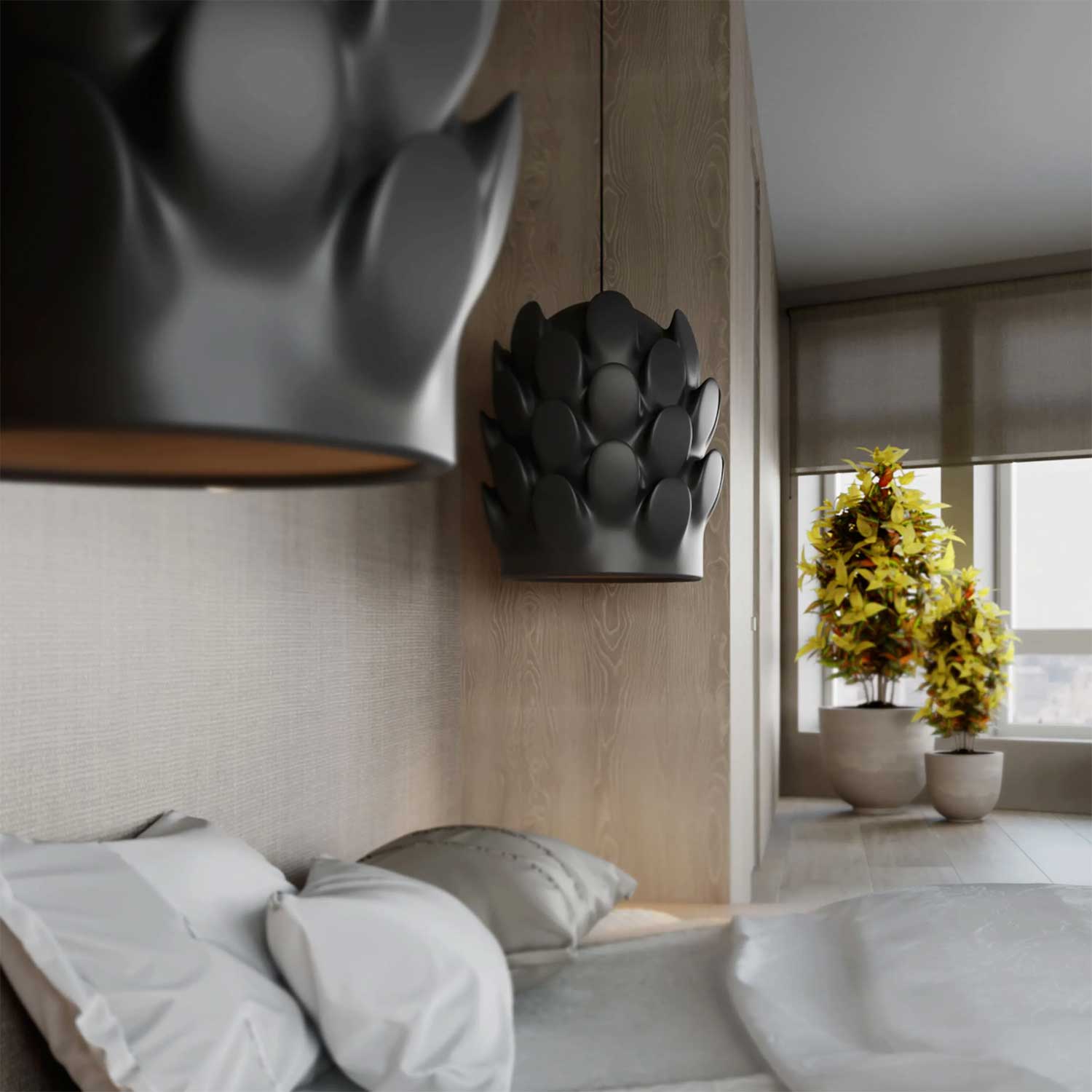 PITA - Original design pendant light with modern scales