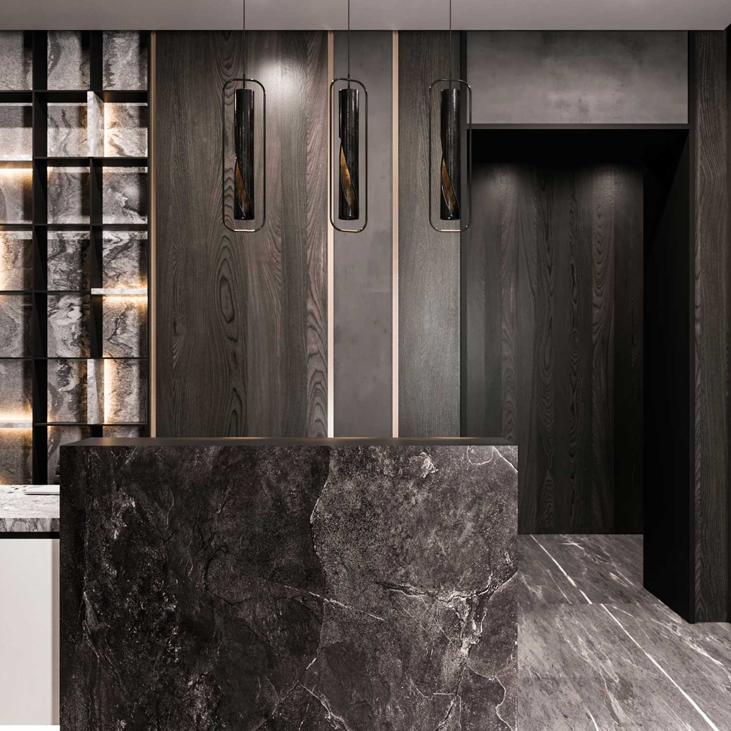 PIVOT - Industrial metal design pendant light