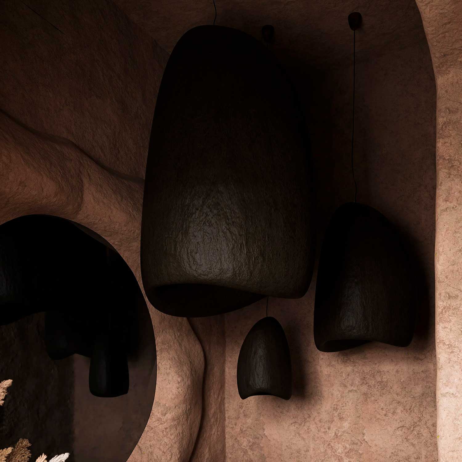 PLAVNYK - Wabi-sabi design pendant light for interior