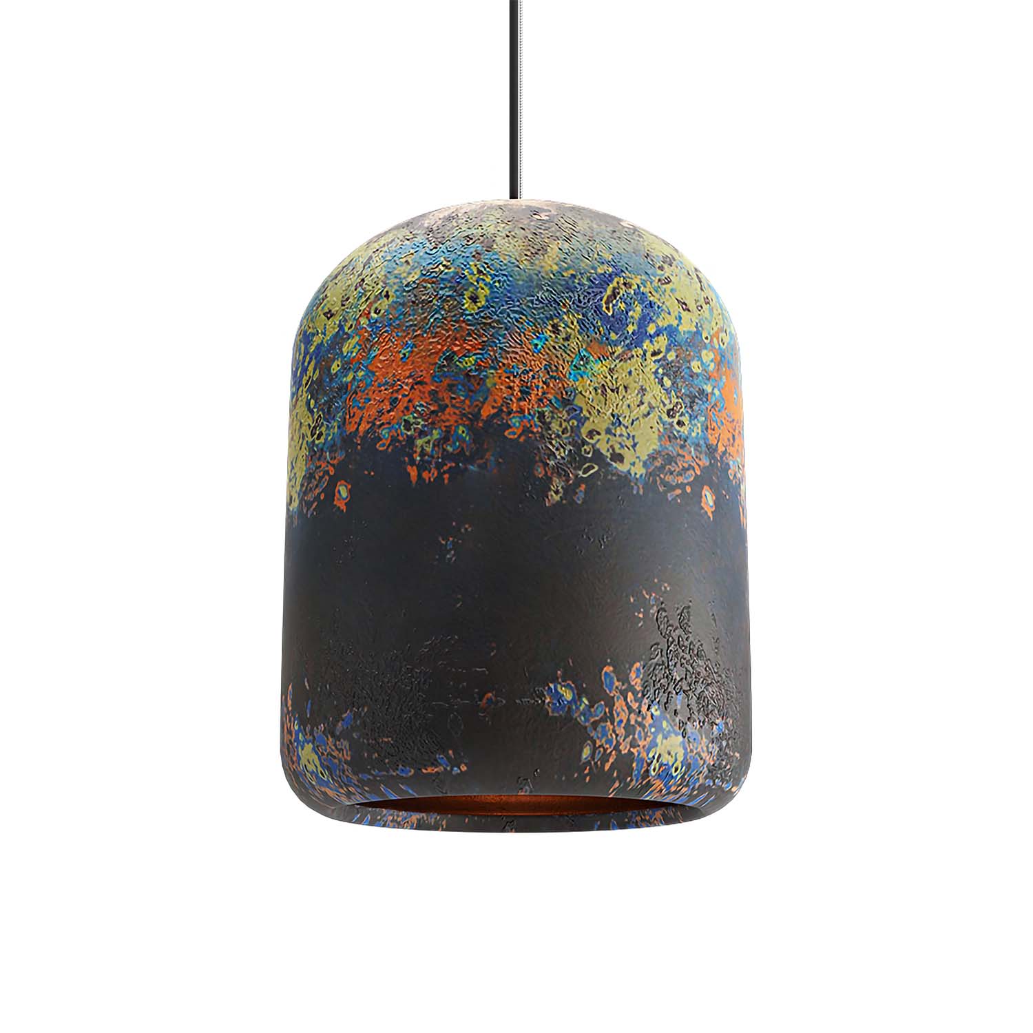 PRIANYK - Lustre en céramique artisanal design pour salon