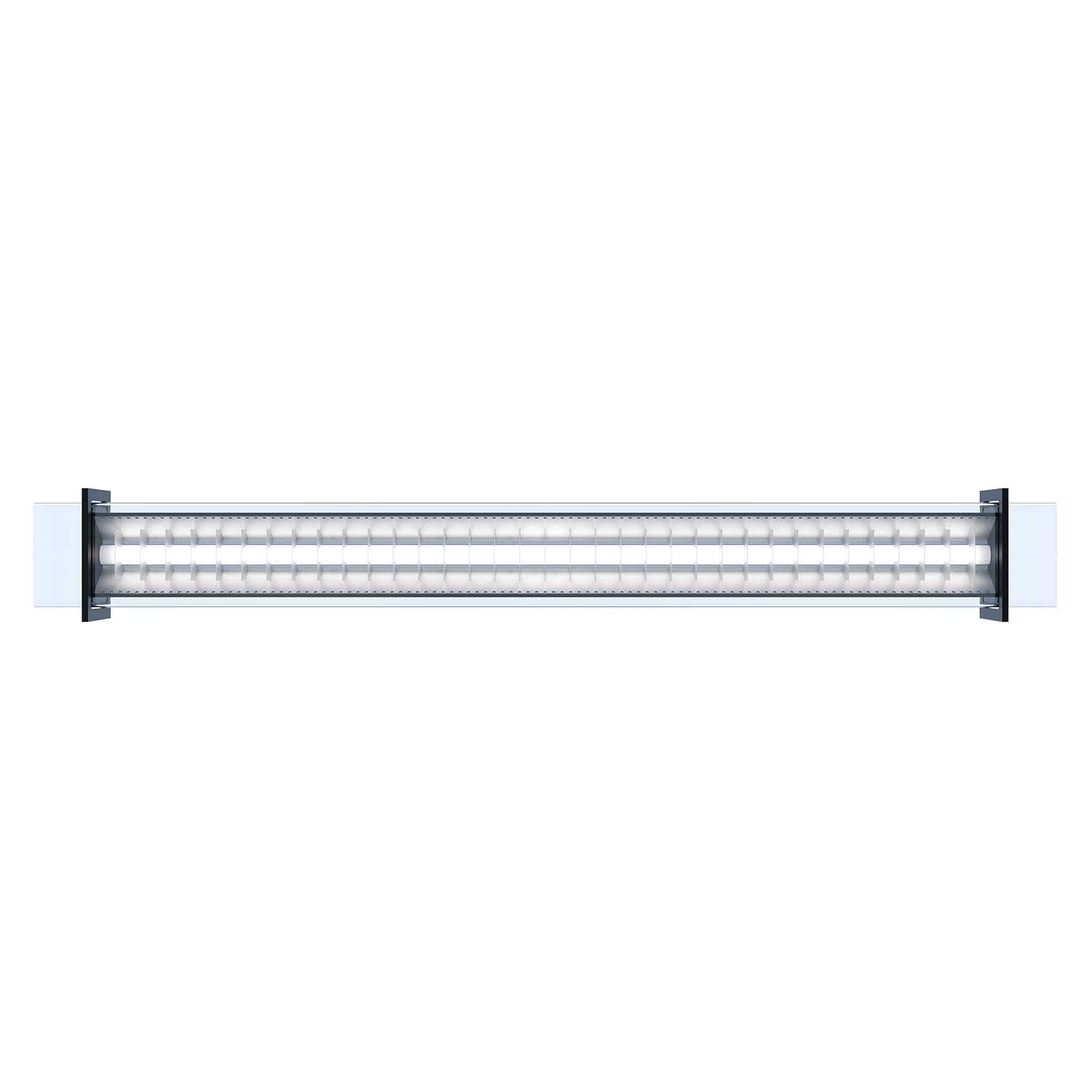 QUADRATUBE P2 - Industrial square design LED tube chandelier