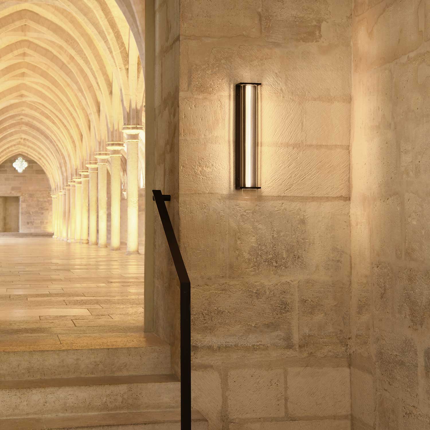 QUADRATUBE W3 - Black design LED wall sconce