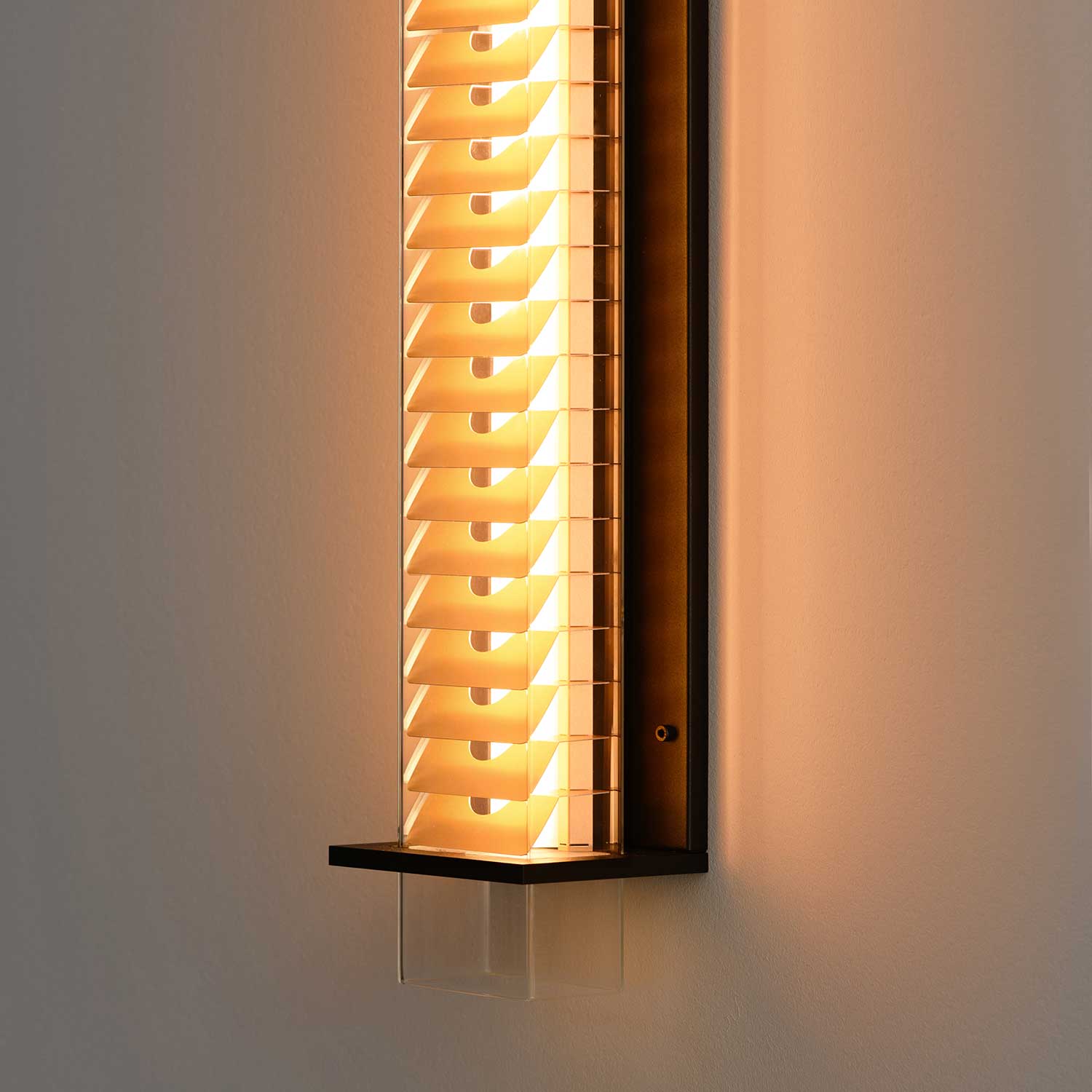 QUADRATUBE W4 - Industrial rectangular LED wall sconce