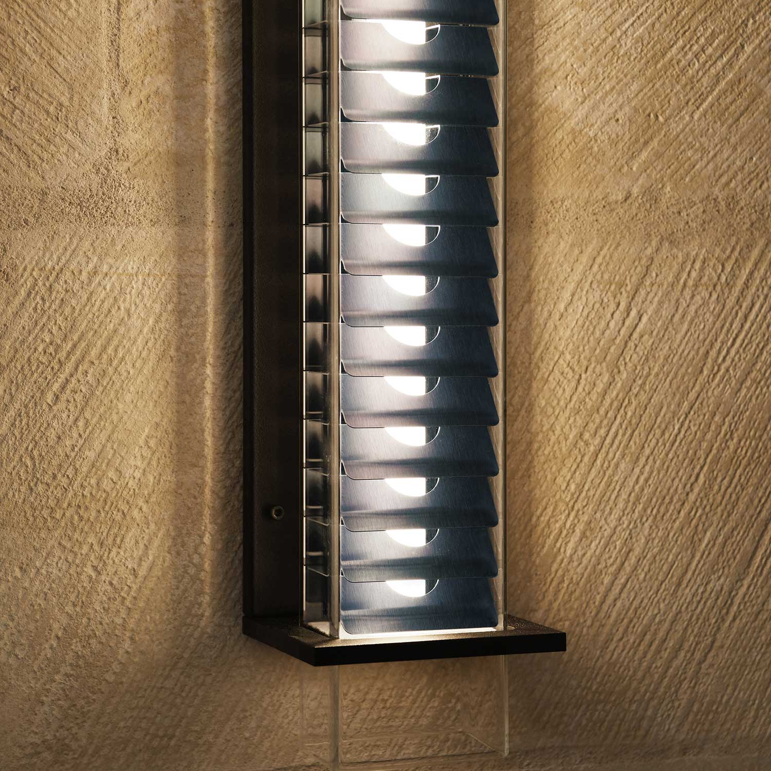 QUADRATUBE W4 - Industrial rectangular LED wall sconce