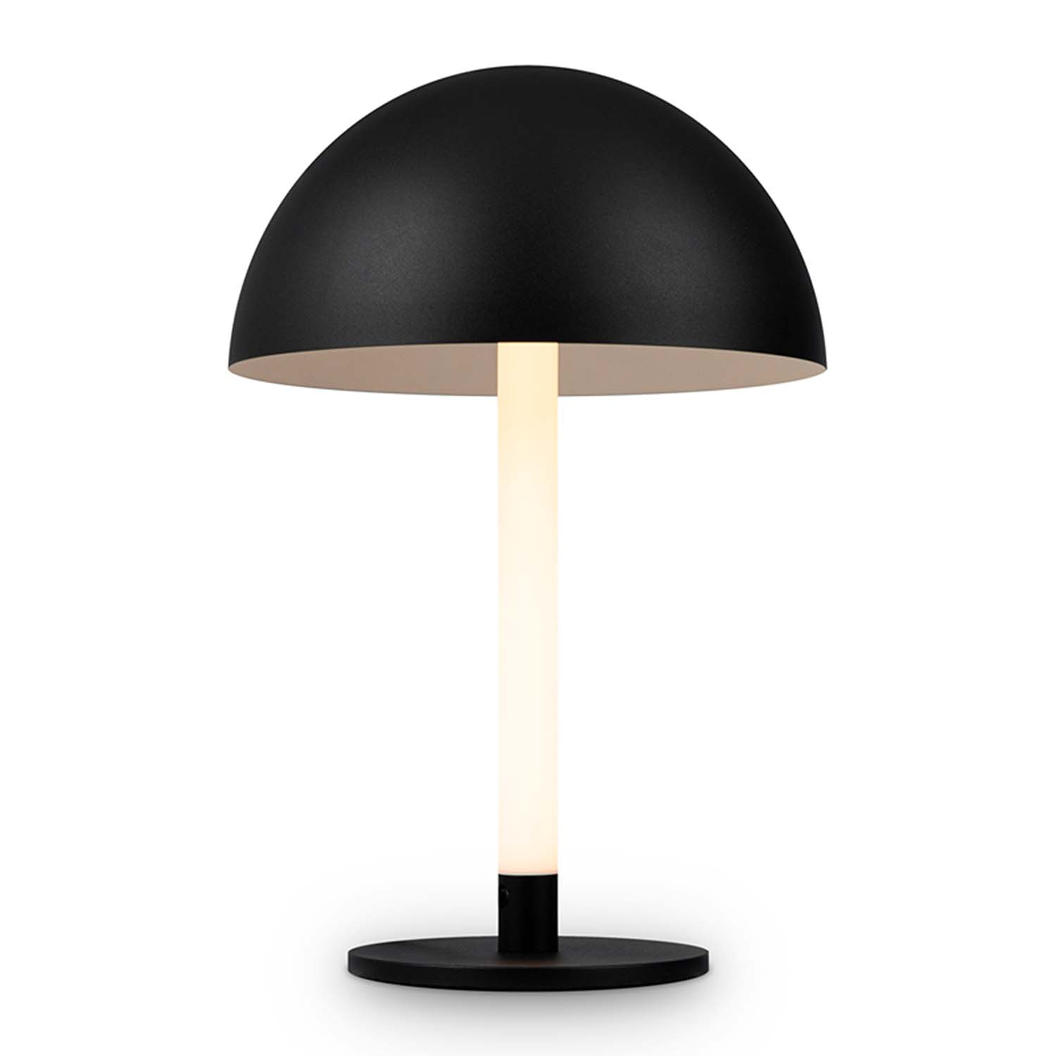 RAY - Lámpara de mesita de noche tubo LED diseño y moderna negro