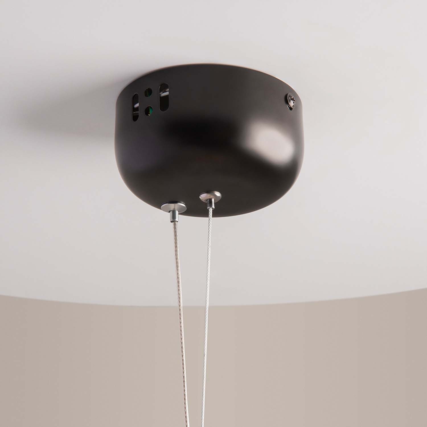 REBEL - Designer pendant lamp in the shape of an apple, smoked glass Integrated LED