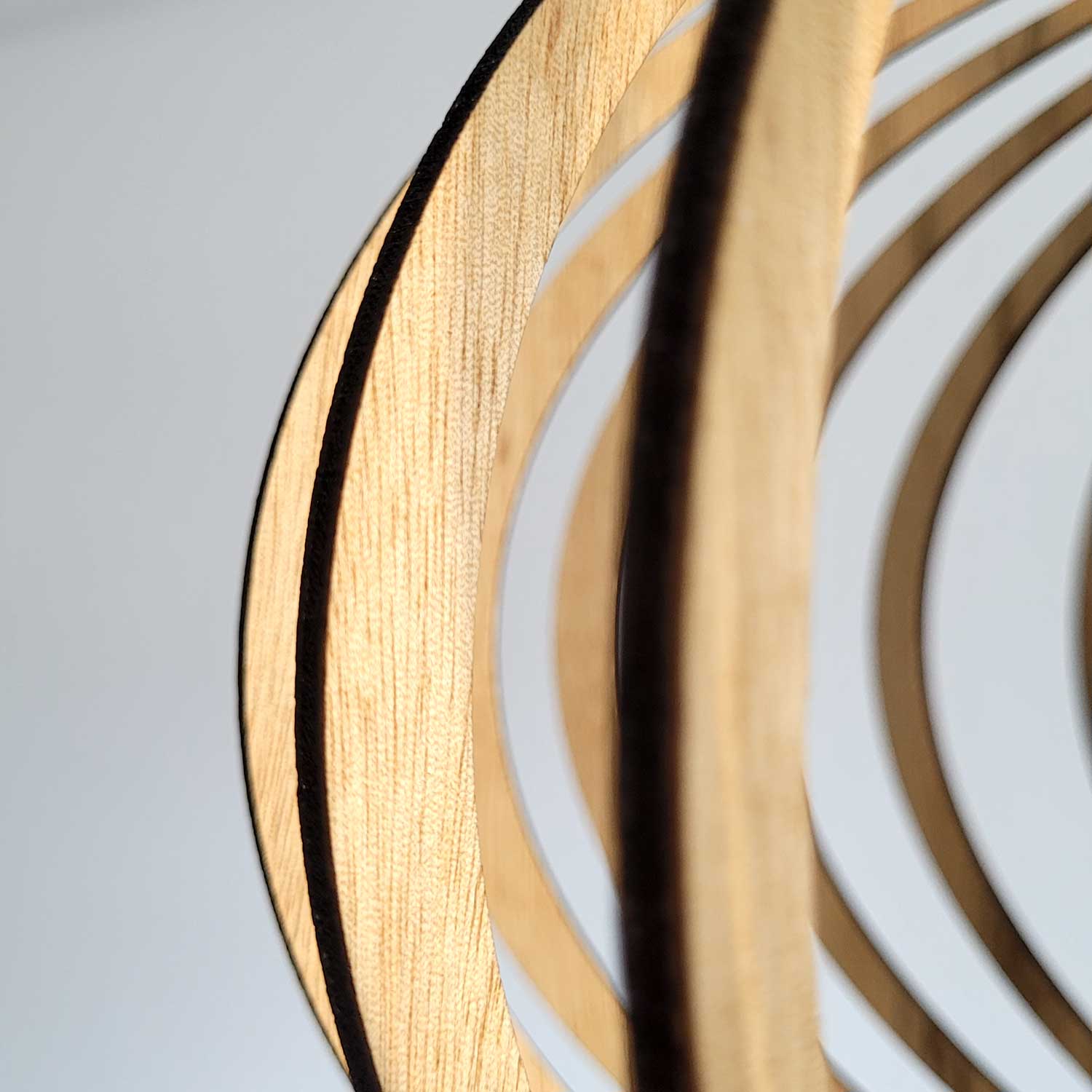 Rinoz - Suspension en bois design cage artisanal