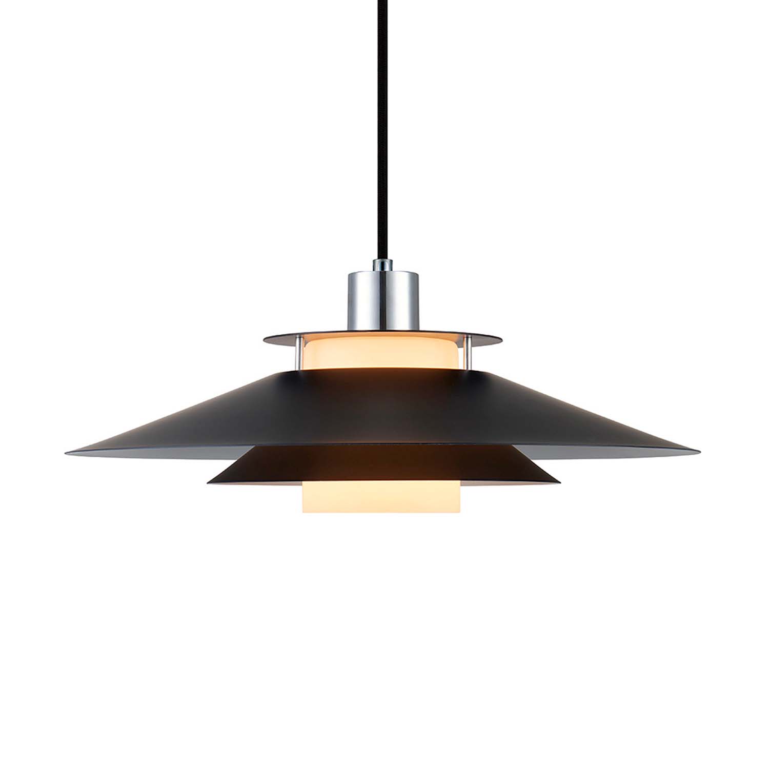 RIVOLI - Vintage konische Metall-Hängelampe