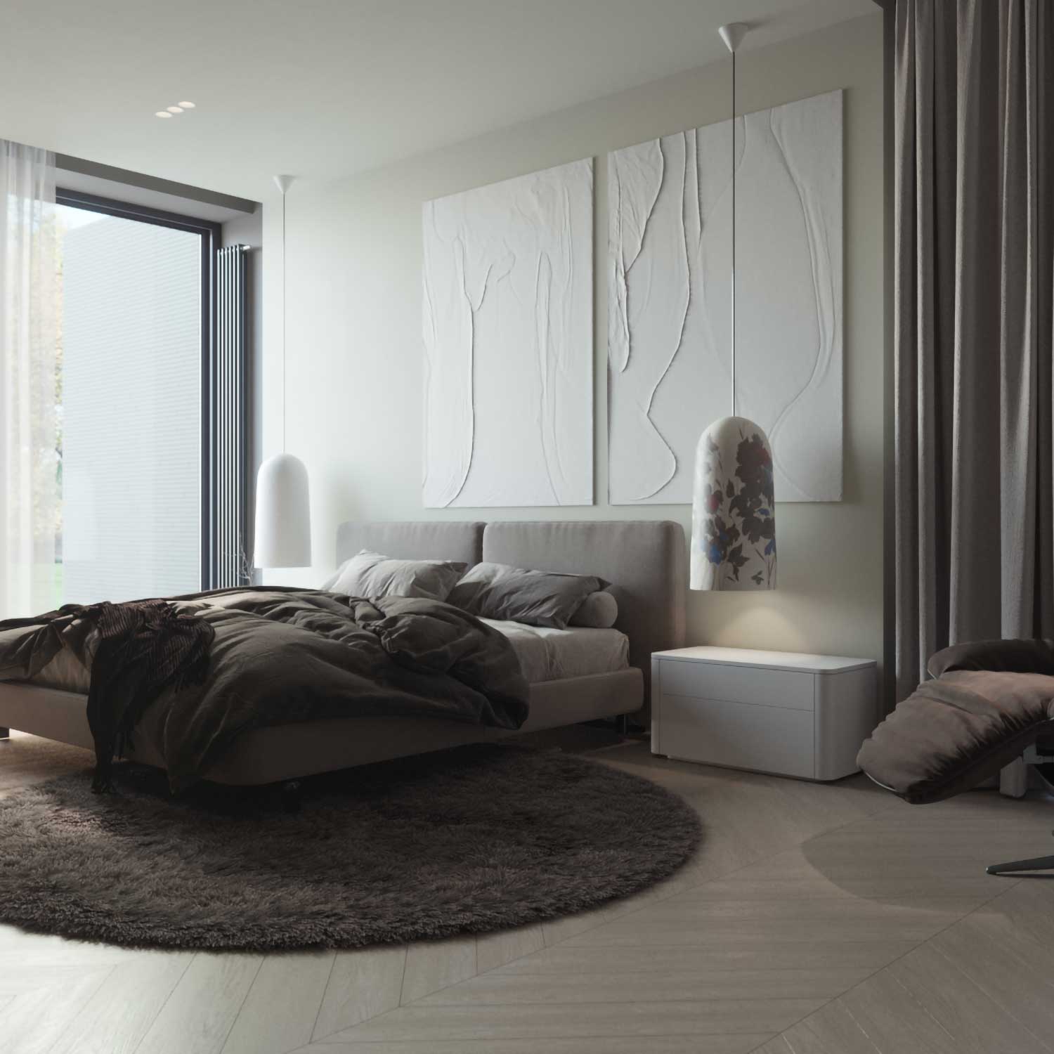 RIY - Japanese design pendant light for Japandi living room