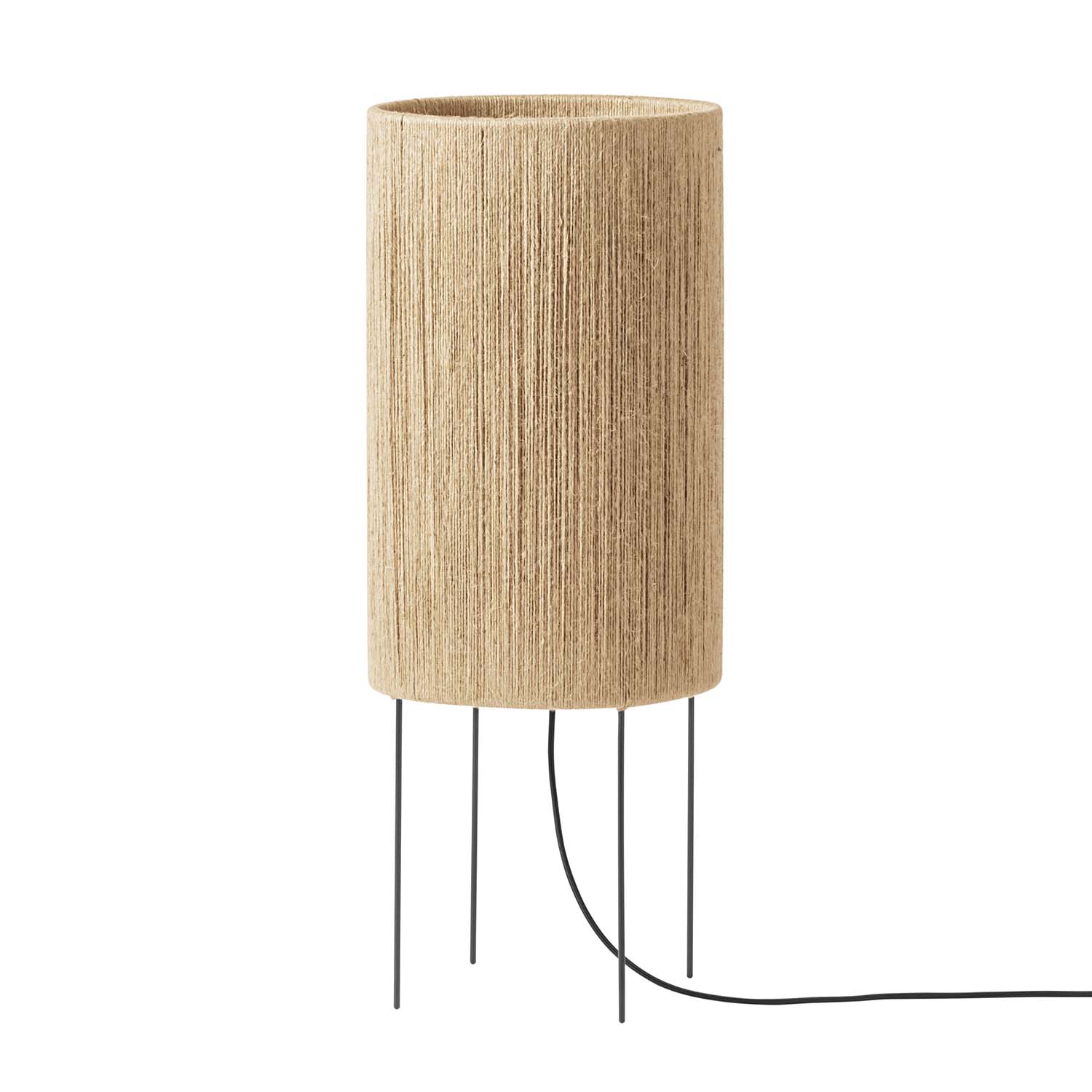 RO - Stehlampe aus Jutegarn Wohnzimmer Boheme