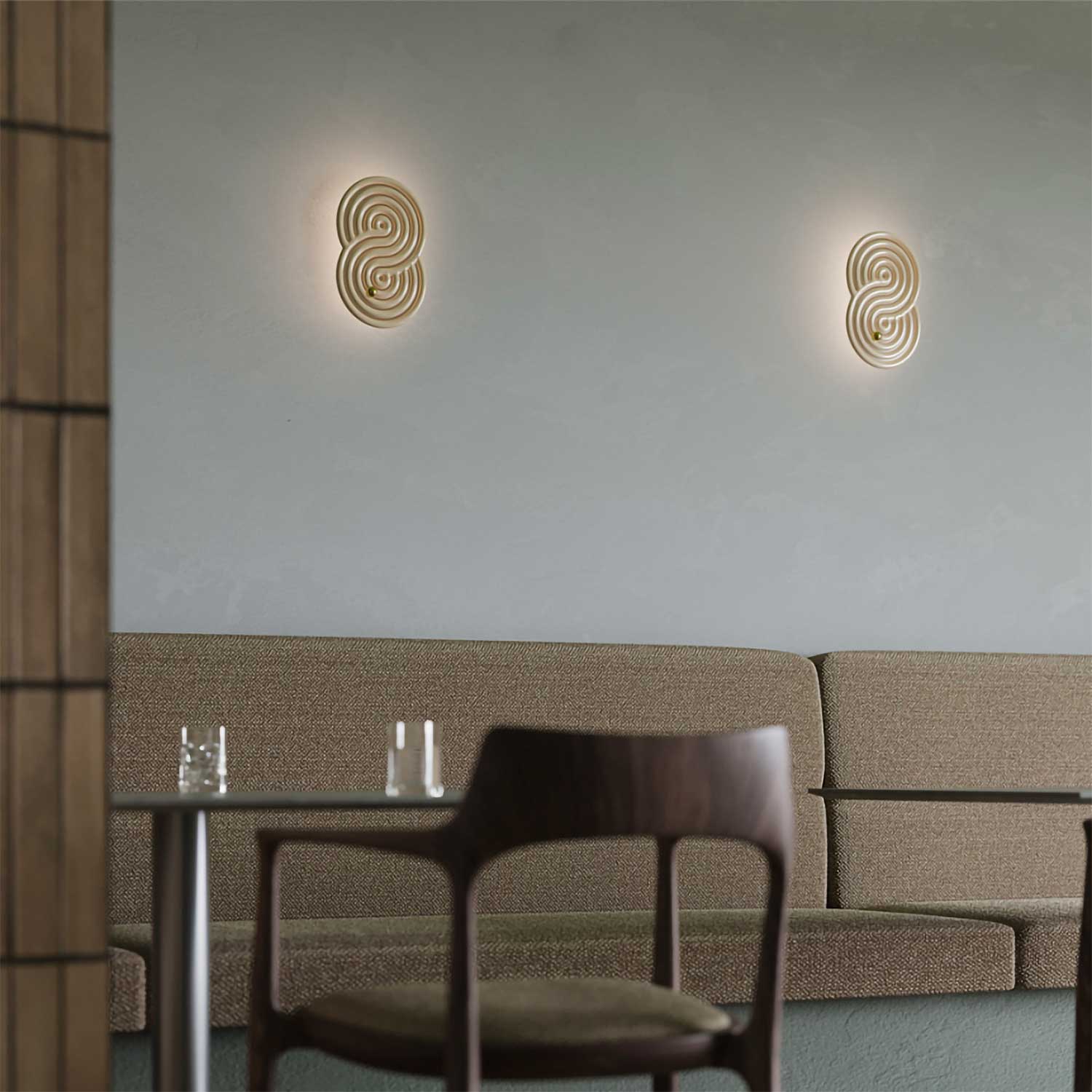 Rock Garden - Applique murale LED design en céramique pour chambre